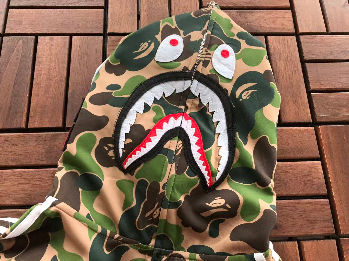 BAPE X ADIDAS CAMOUFLAGE HOODIE