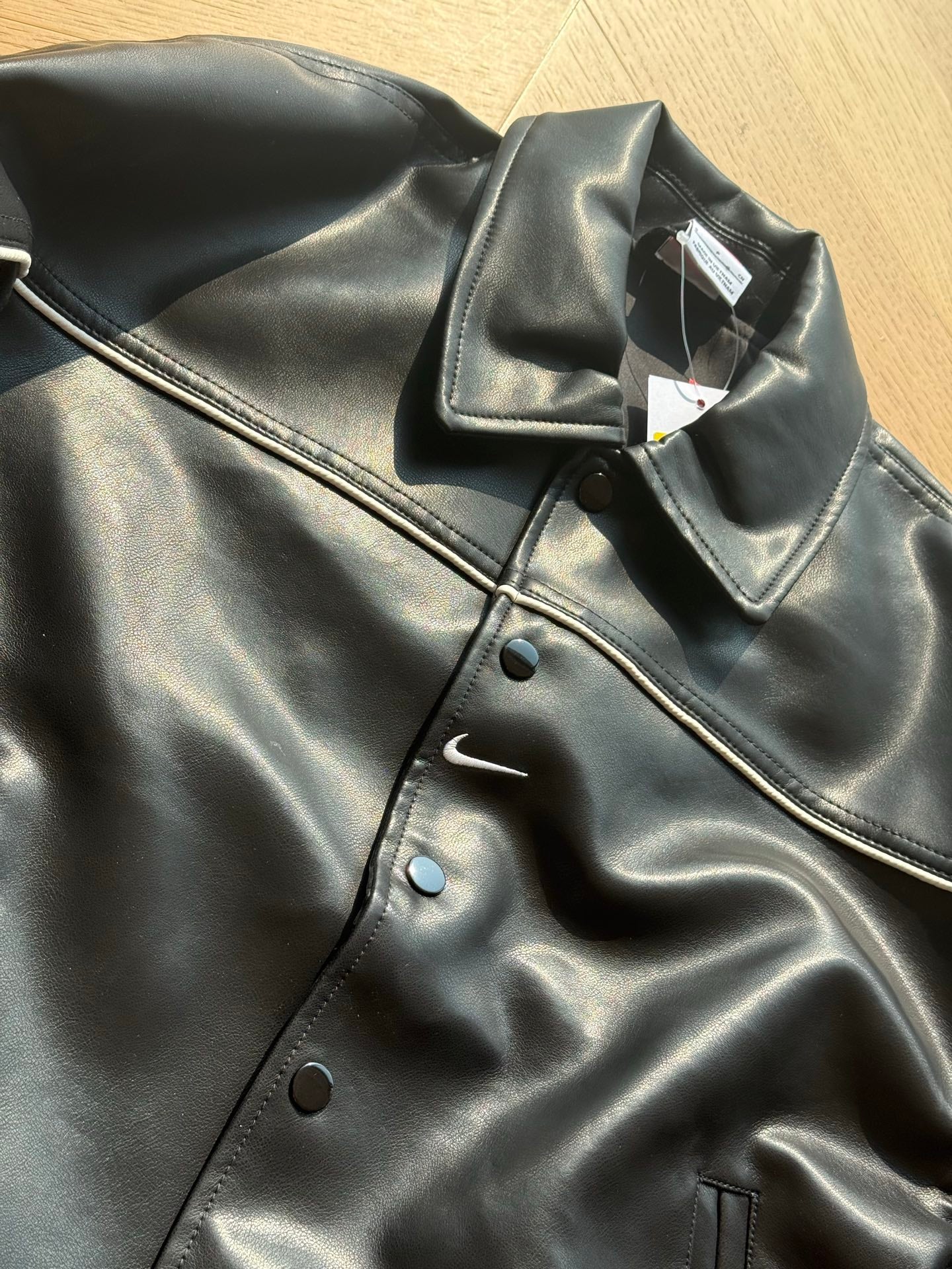 NIKE X SUPREME LEATHER JACKET