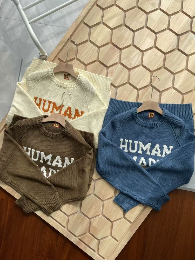 HUMAN MADE RAGLAN KNIT SWEATER