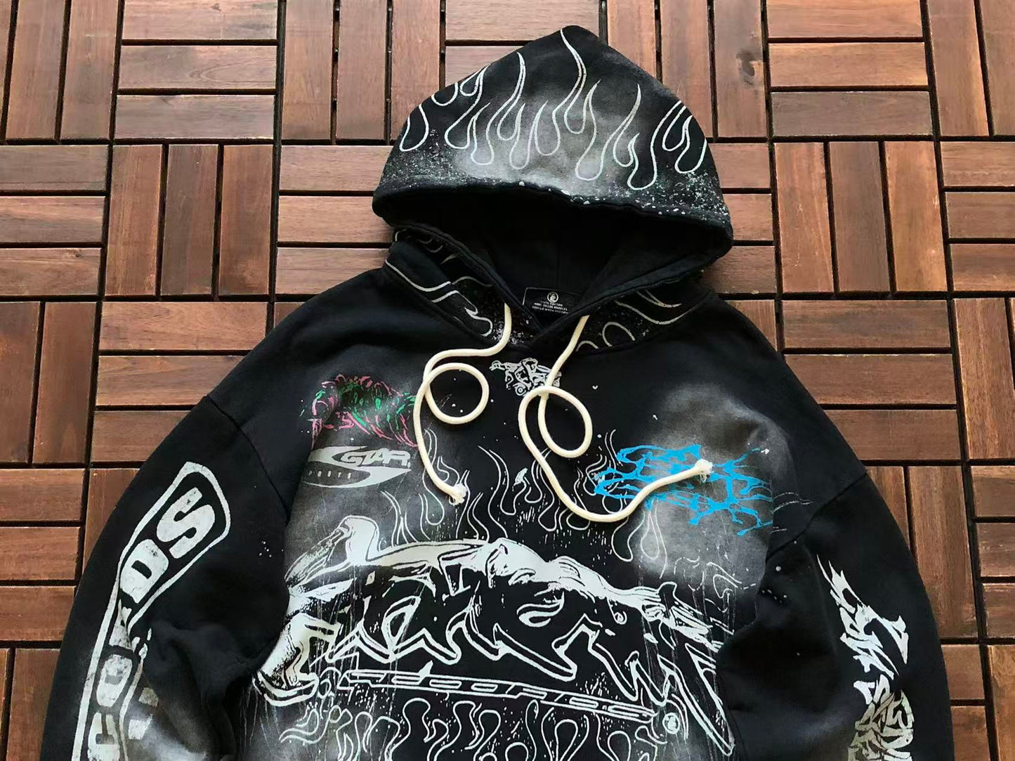 HELLSTAR RECORDS GRAFFITI HOODIE