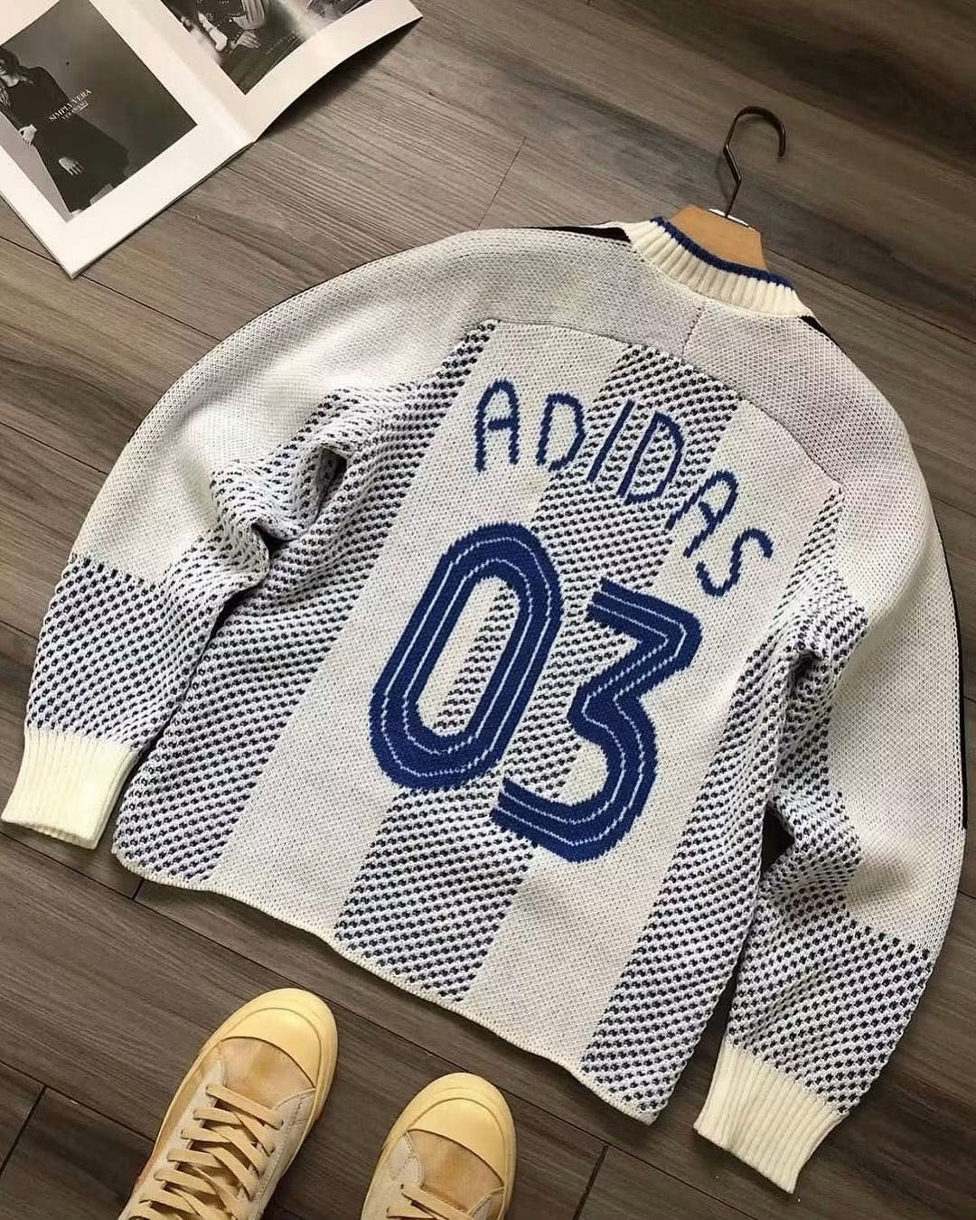 ADIDAS ADI COLOR KNIT SWEATER