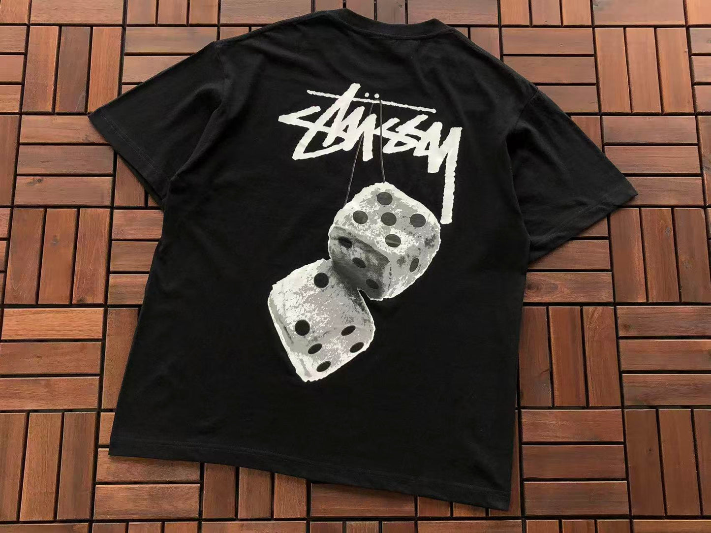 STUSSY FUZZY DICE T-SHIRT