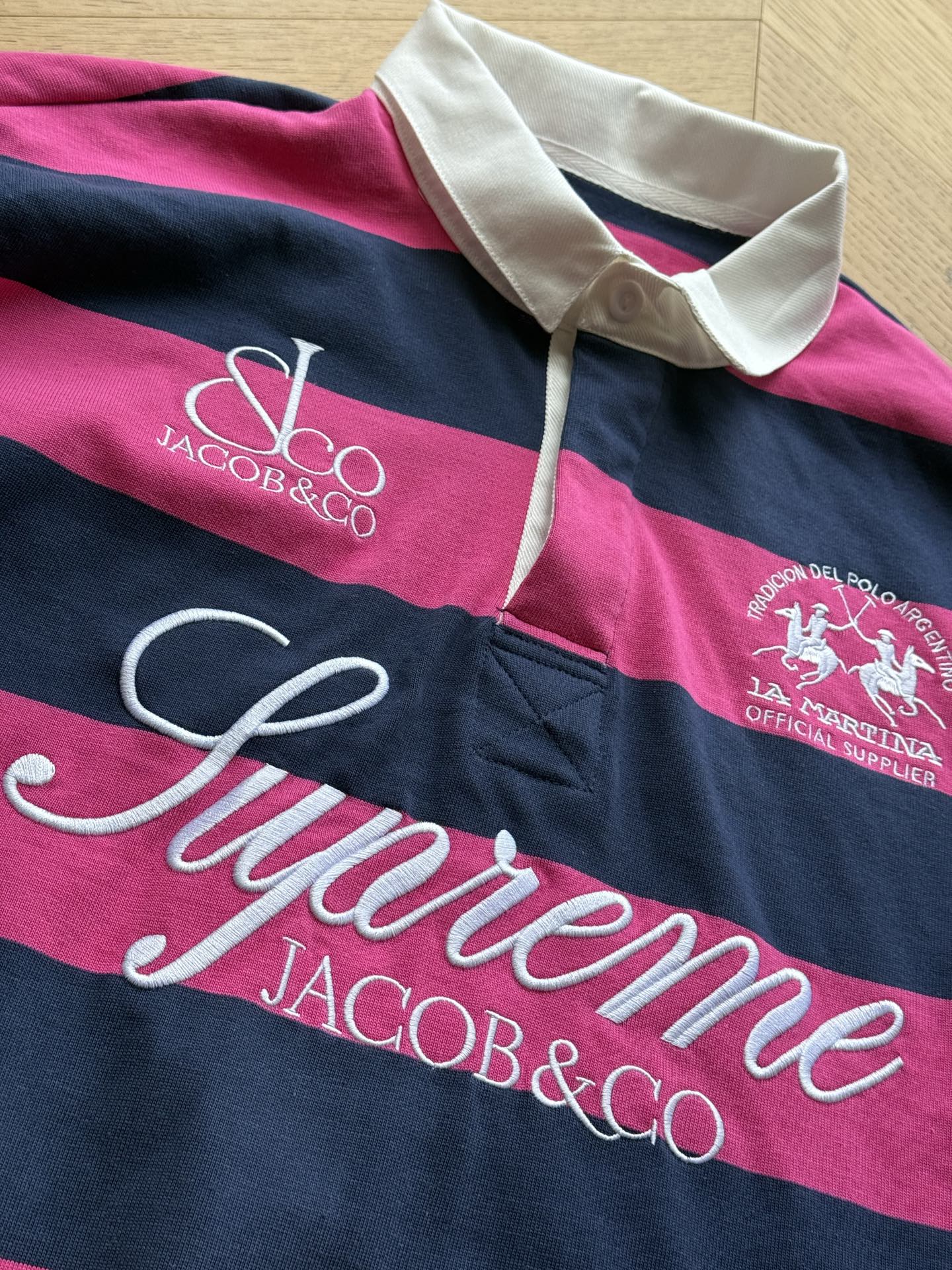 SUPREME X LA MARTINA RUGBY POLO LONGSLEEVE