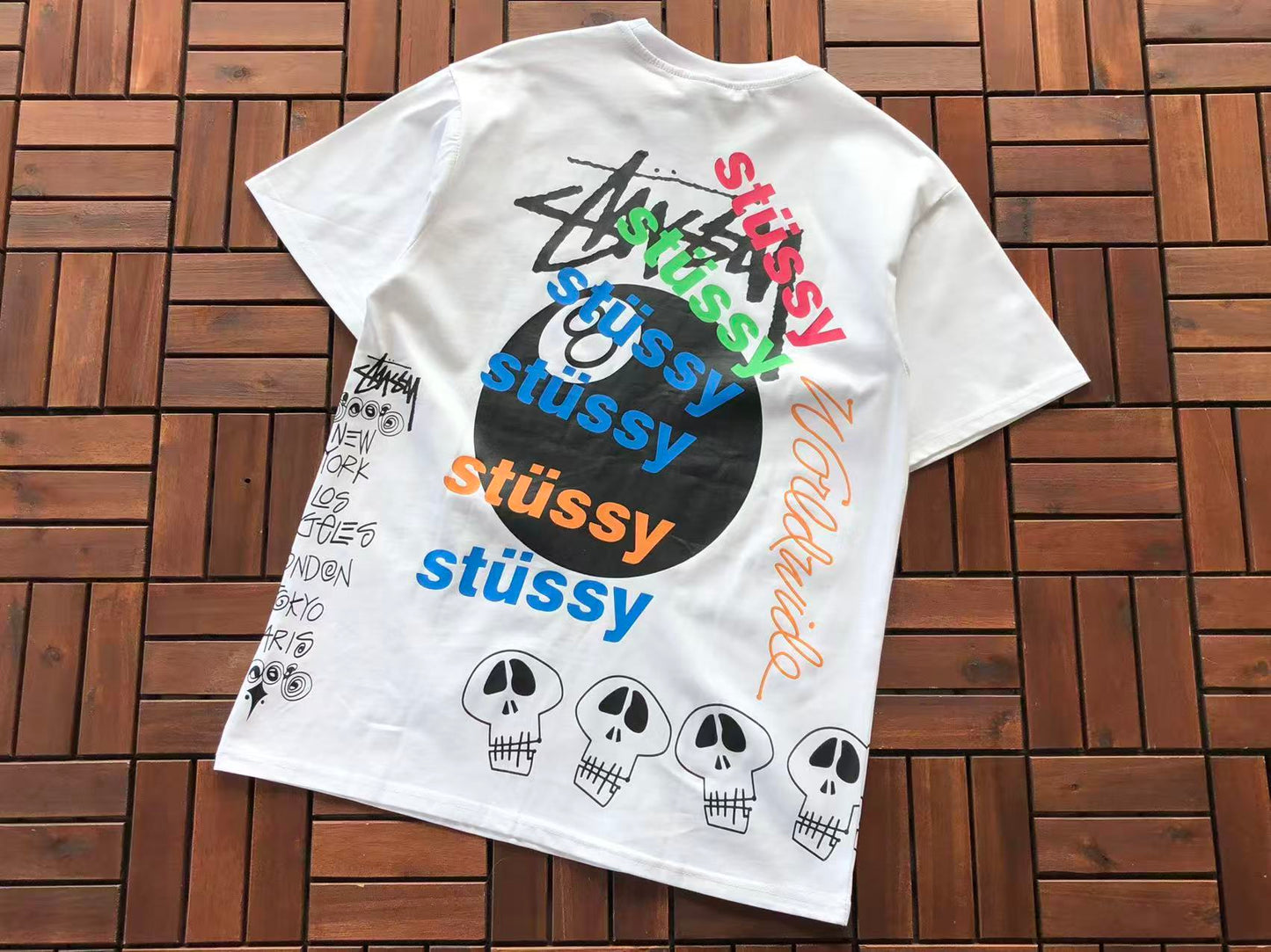 STUSSY PIGMENT DYE T-SHIRT