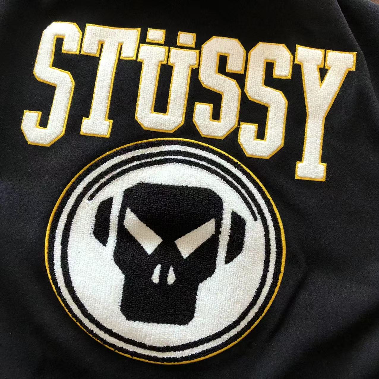 STUSSY X METALHEADZ 30 VARSITY JACKET