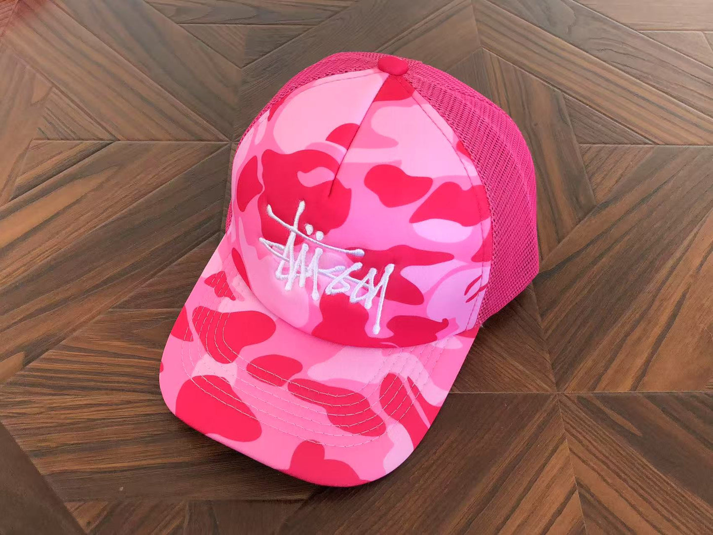 STUSSY X BAPE CAP