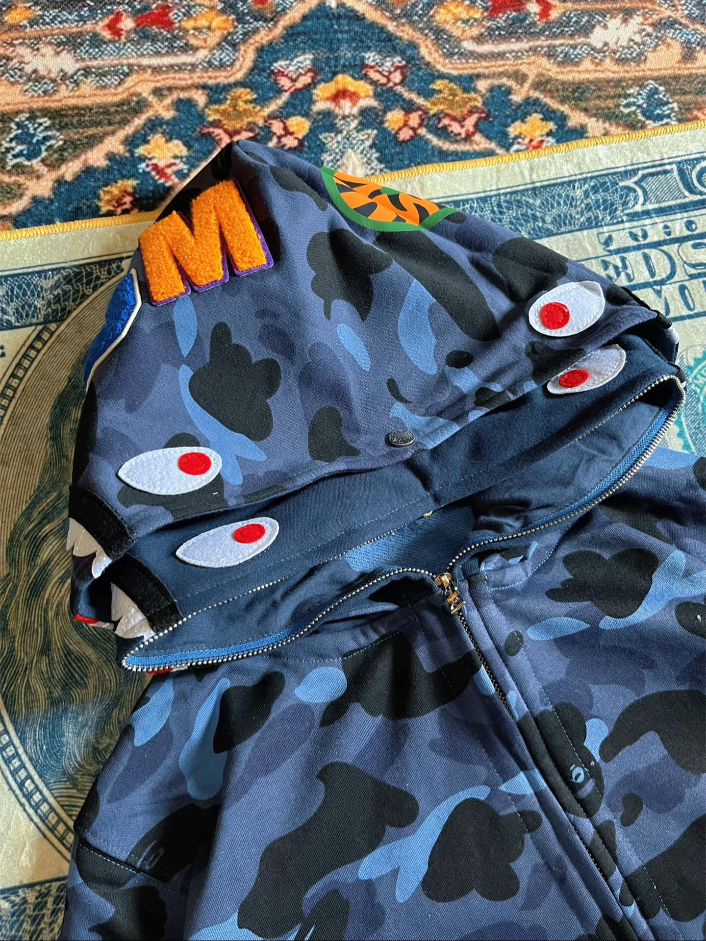 BAPE SHARK CAMOUFLAGE HOODIE
