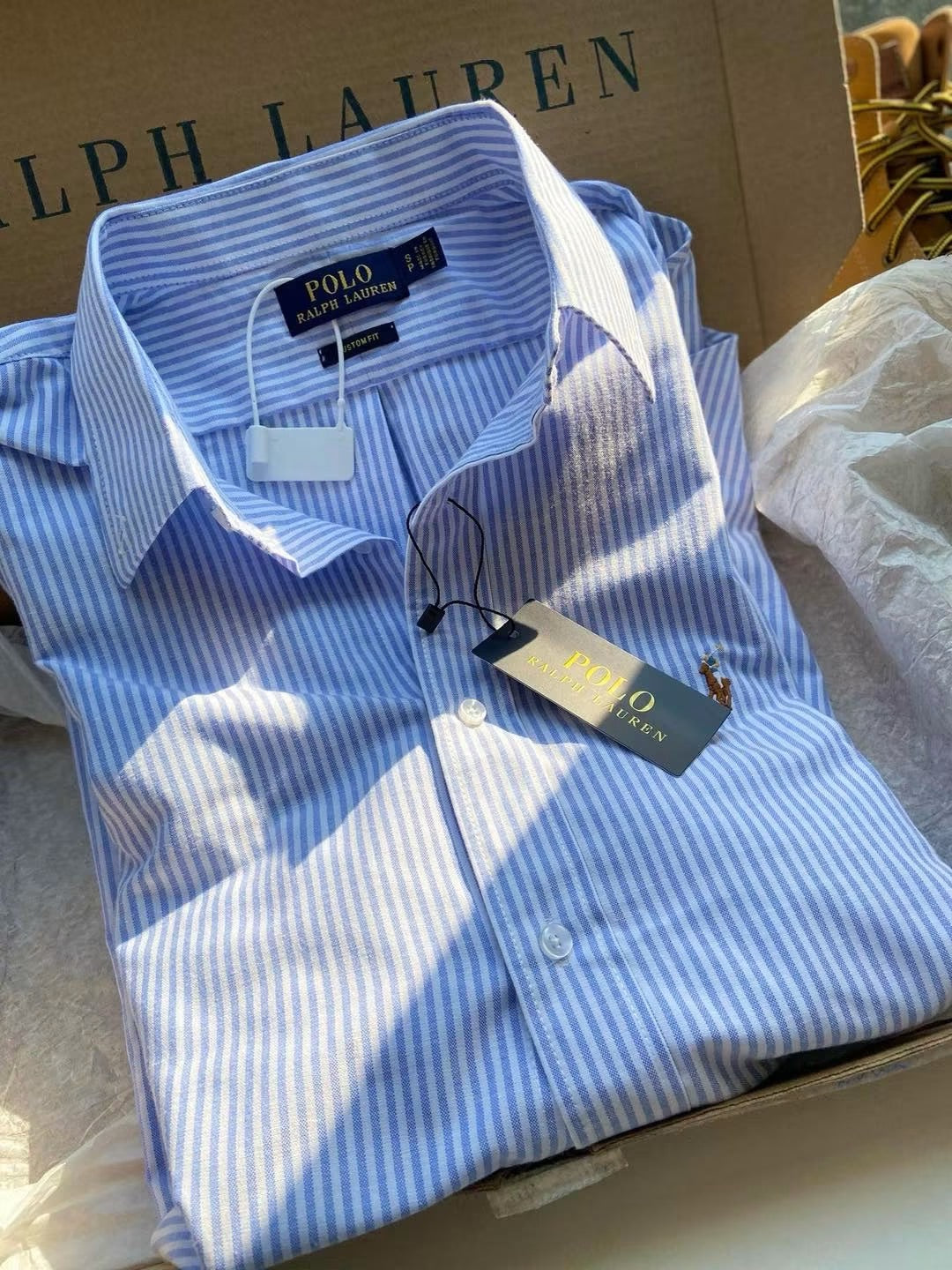 RALPH LAUREN STRIPES POLO LONGSLEEVE