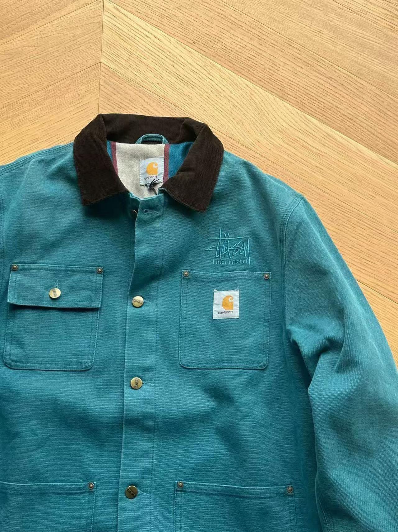 CARHARTT X STUSSY WORKWEAR CARGO JACKET