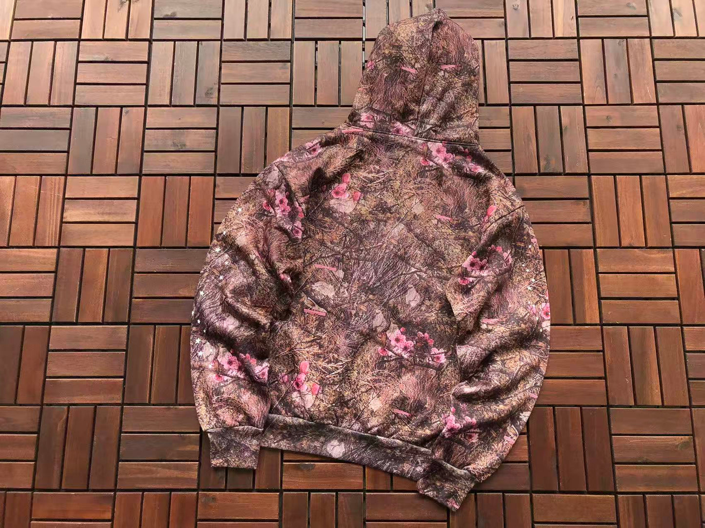 SP5DER CAMO HOODIE