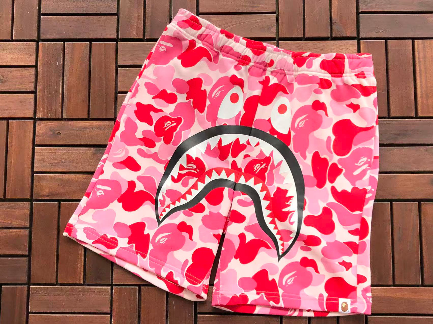 BAPE SHARK CAMOUFLAGE SHORTS