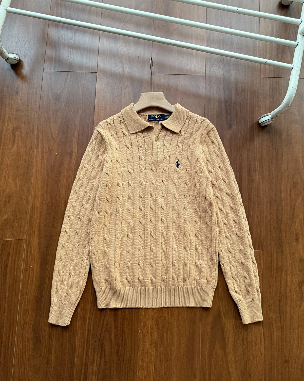RALPH LAUREN KNITTED WAFFLE LONGSLEEVE