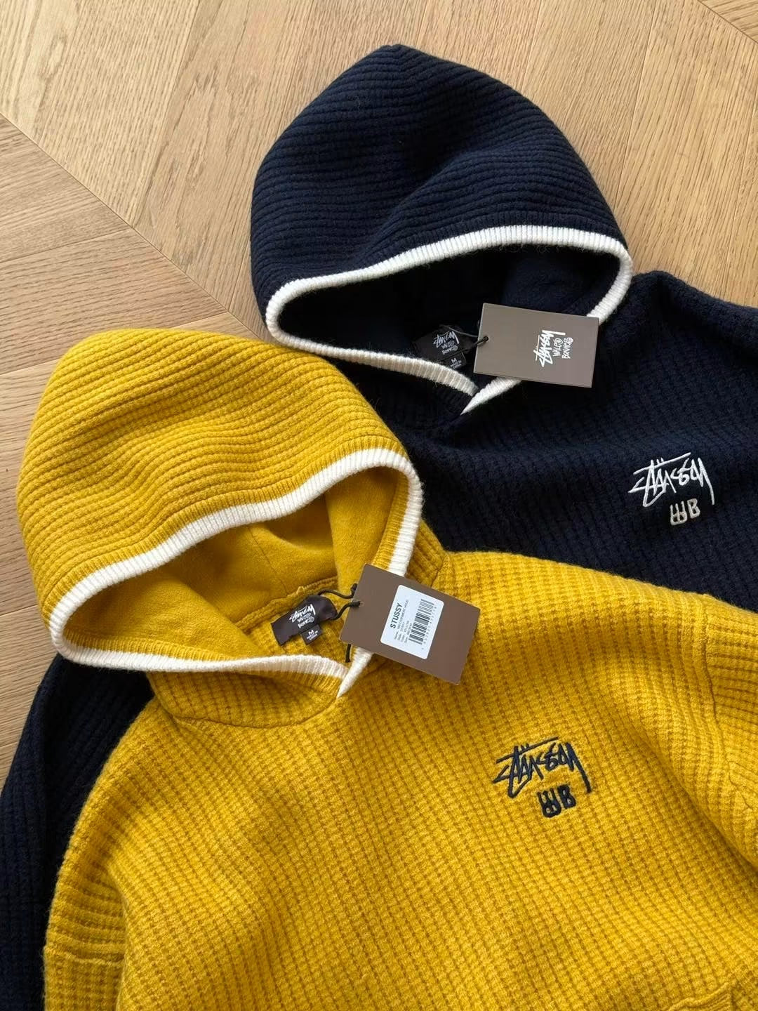 STUSSY X WALES BONNER CASHMERE HOODIE