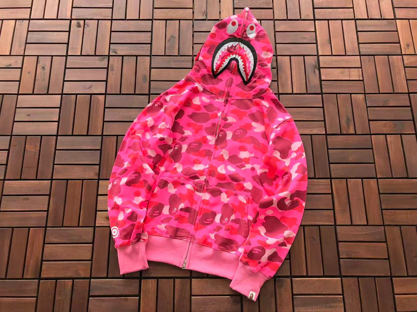 BAPE SHARK CAMOUFLAGE HOODIE