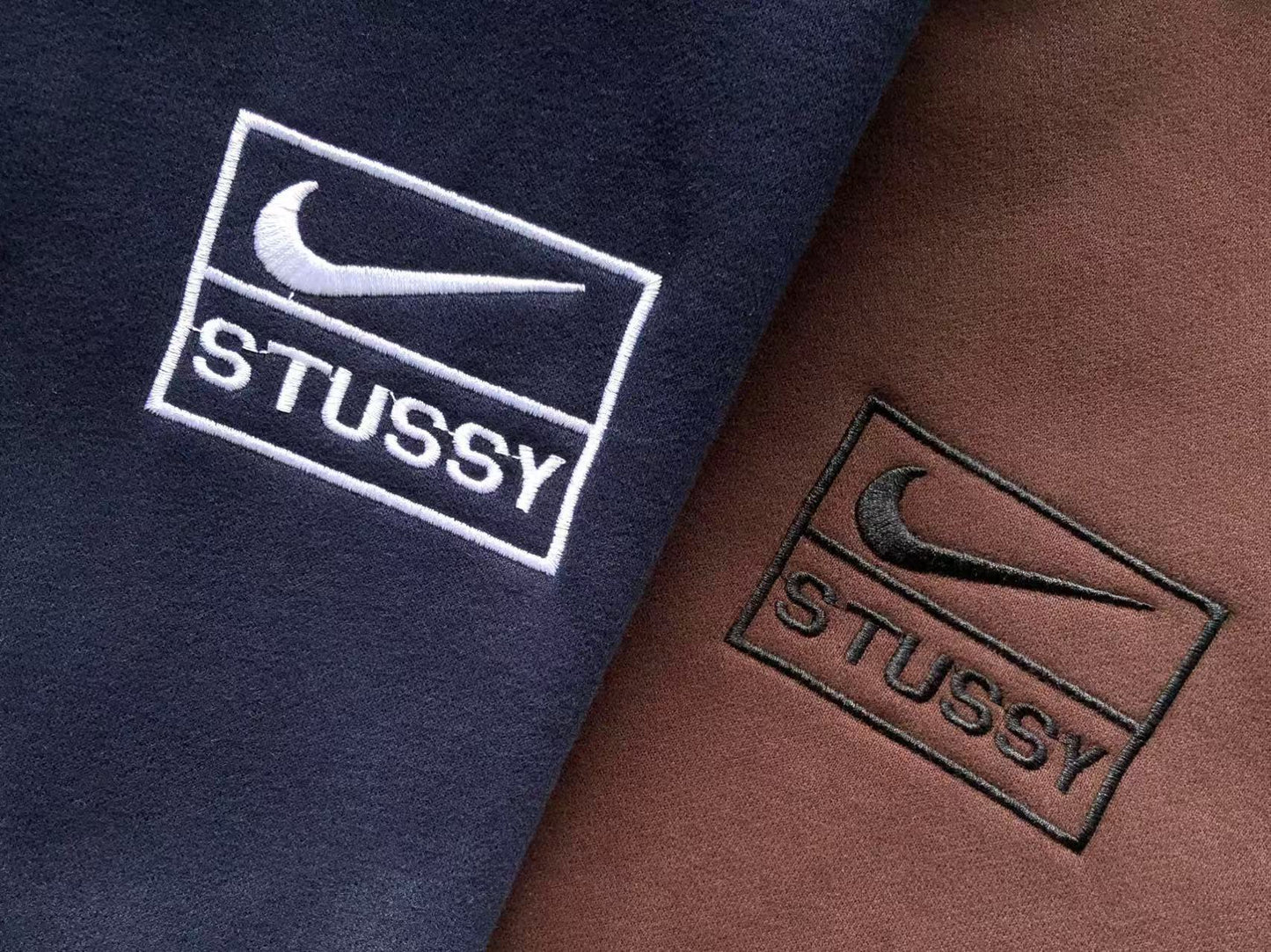 STUSSY X NIKE ZIPPED HOODIE