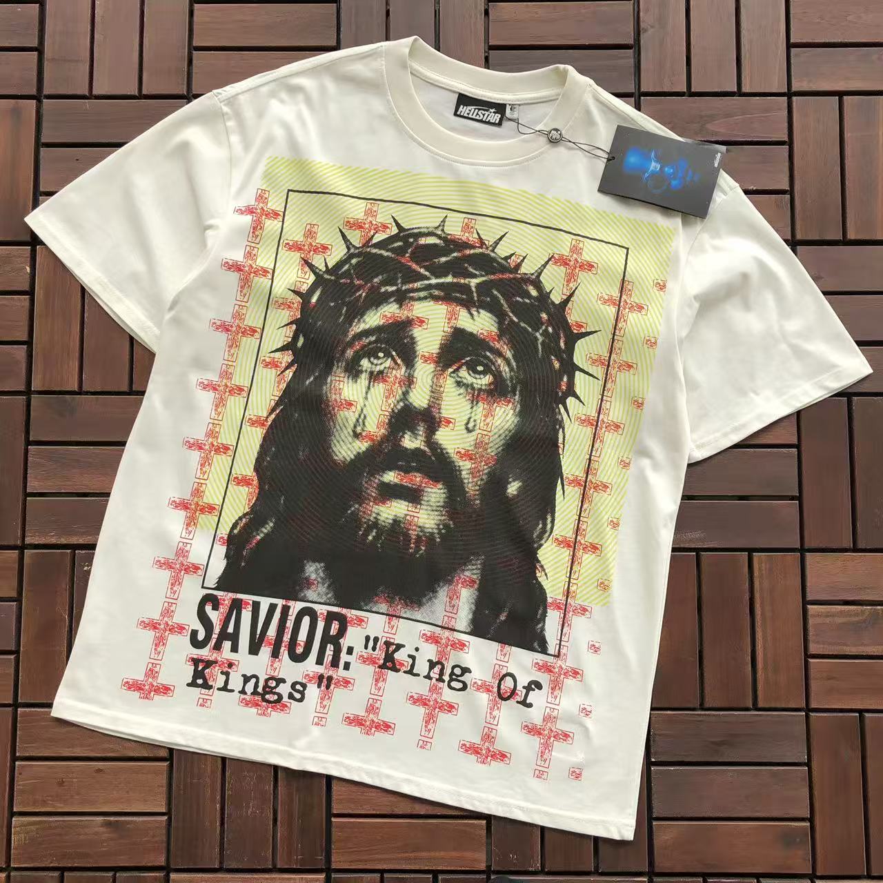 HELLSTAR “SAVIOR KING OF KINGS” T-SHIRT