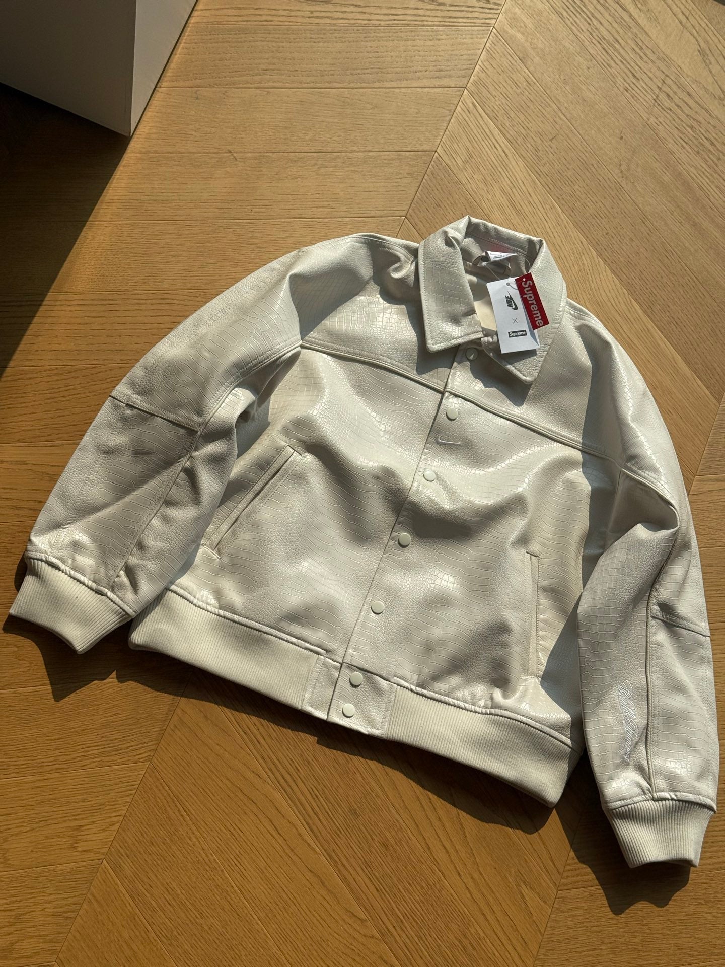 NIKE X SUPREME LEATHER JACKET