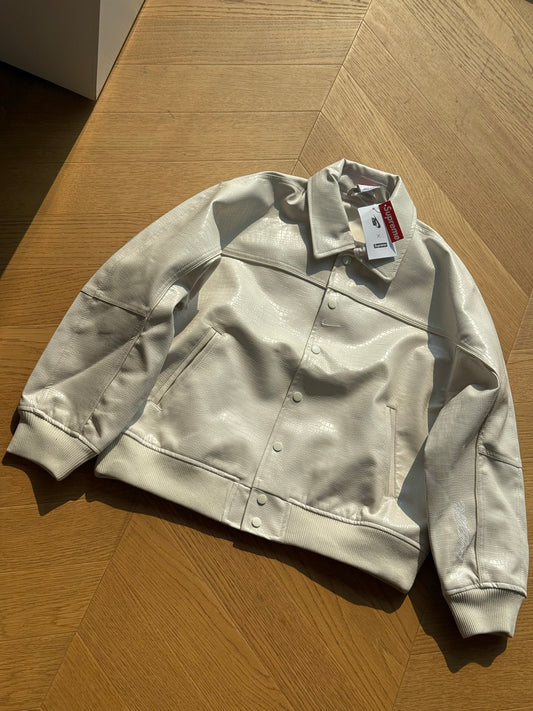 NIKE X SUPREME LEATHER JACKET