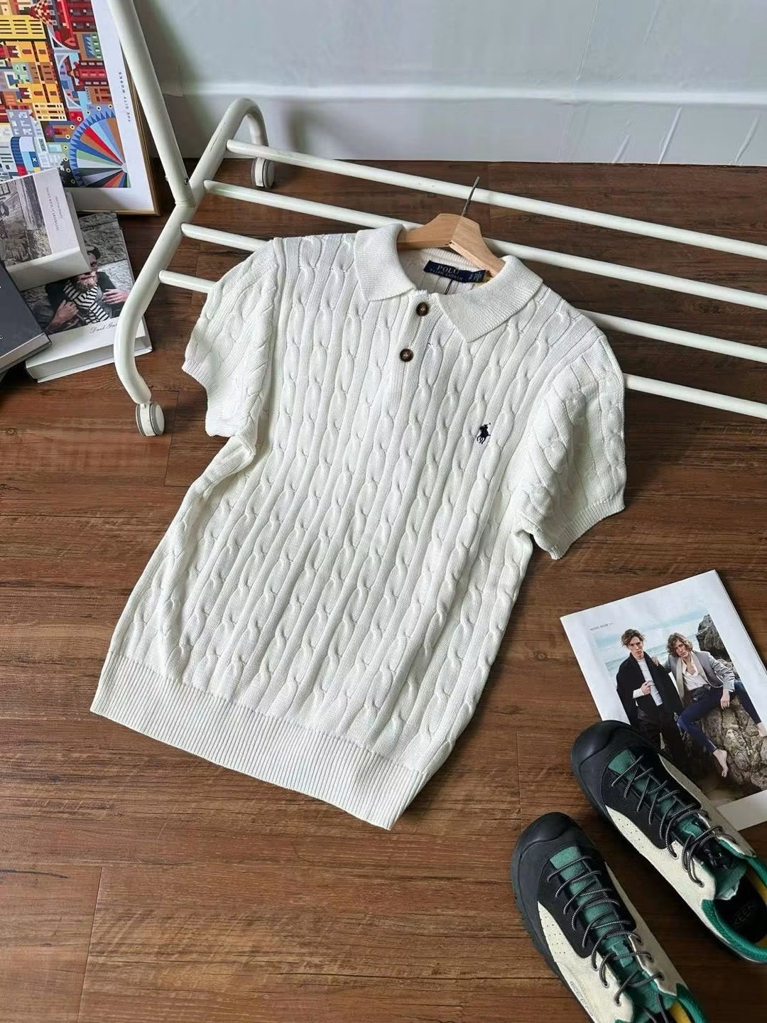 RALPH LAUREN KNITTED POLO SHIRT