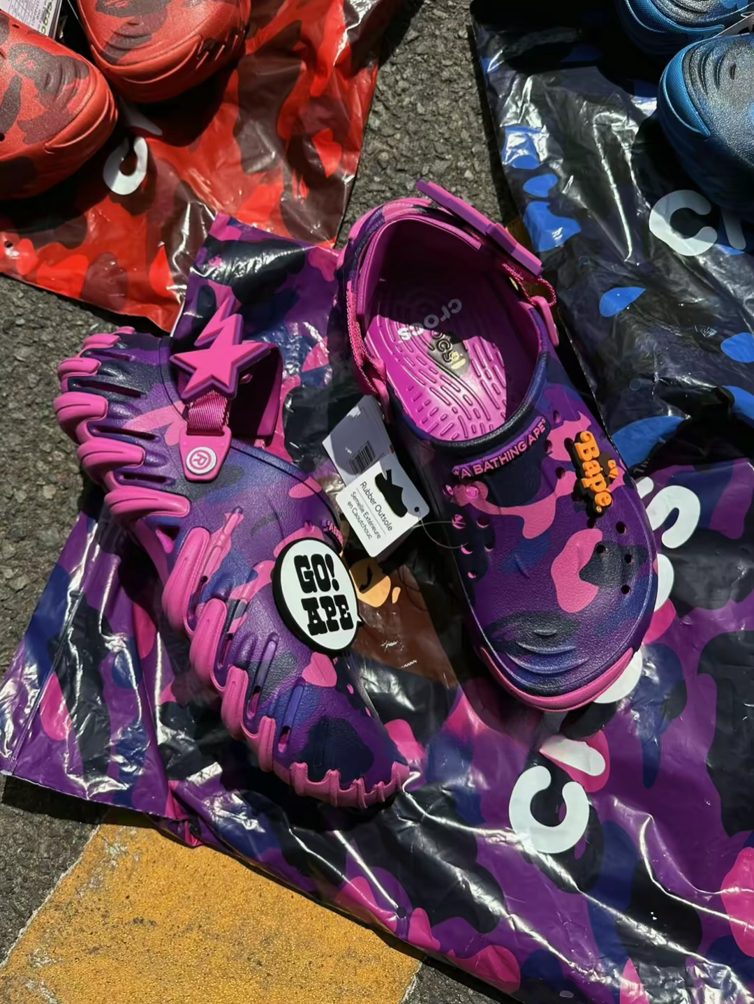 BAPE X CROCS ECHO