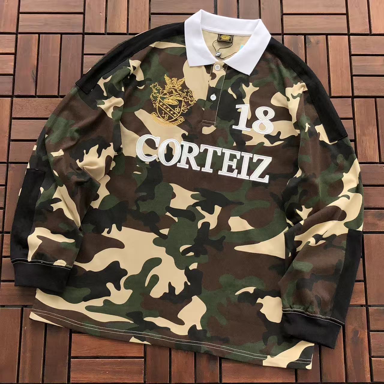 CORTEIZ CREST CAMO RUGBY POLO