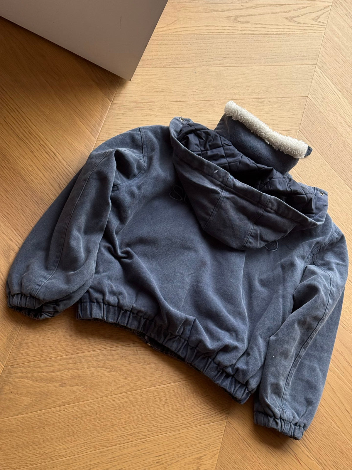 SUPREME SHERLING LINED BOMBER JACKET