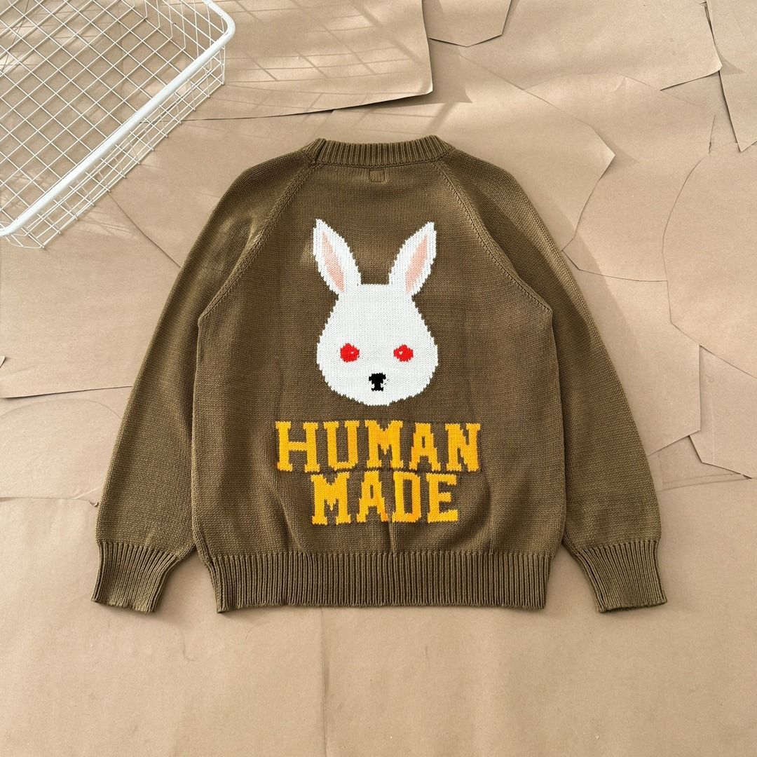 HUMAN MADE RAGLAN KNIT SWEATER