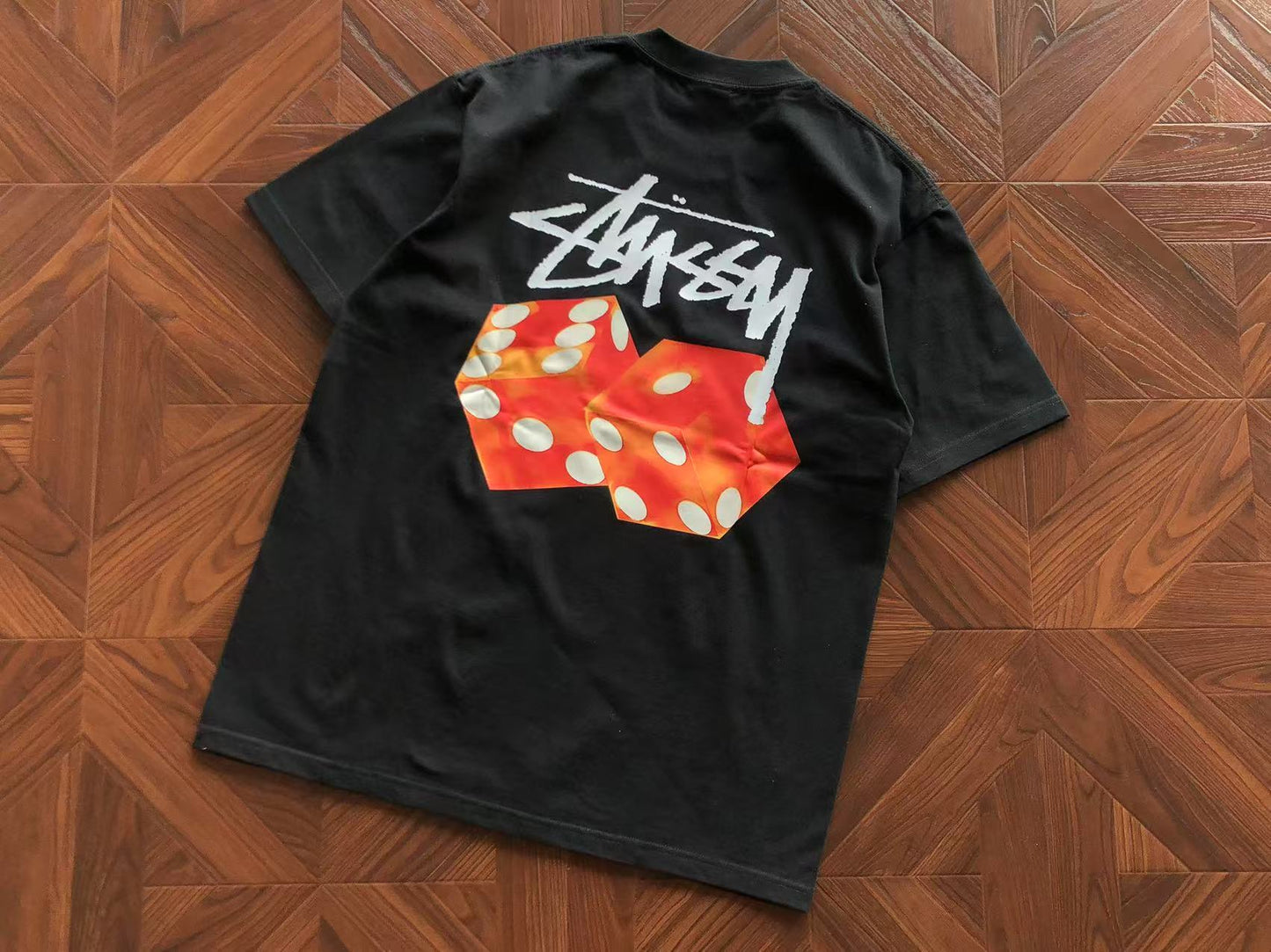 STUSSY FUZZY DICE T-SHIRT