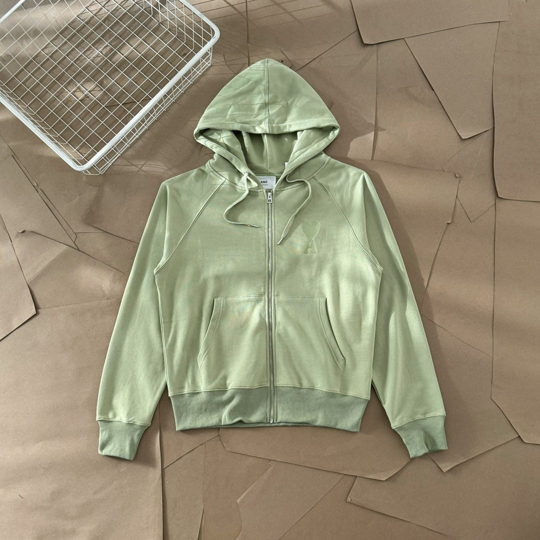 AMI ZIPPED HOODIE