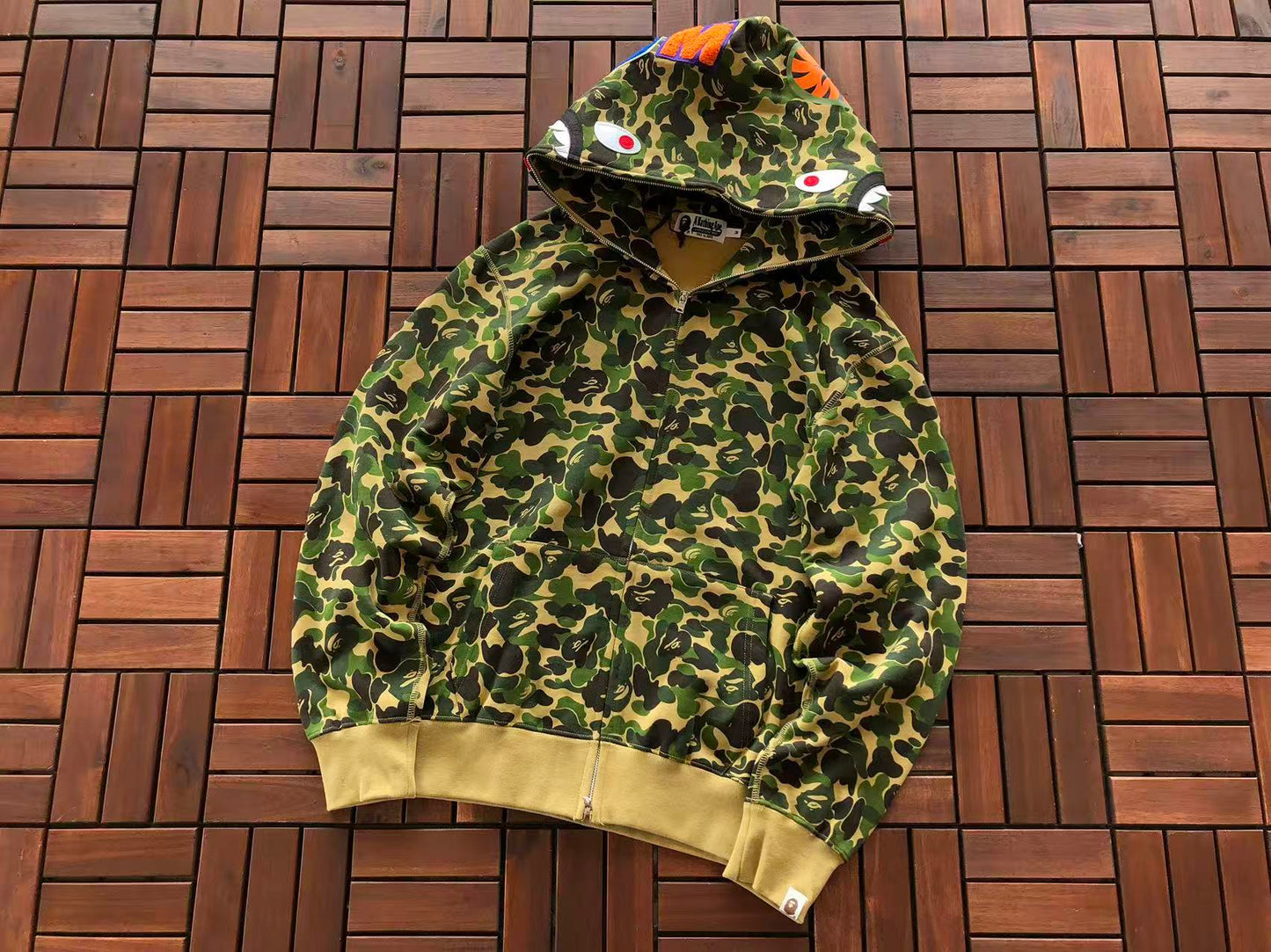 BAPE SHARK CAMOUFLAGE HOODIE