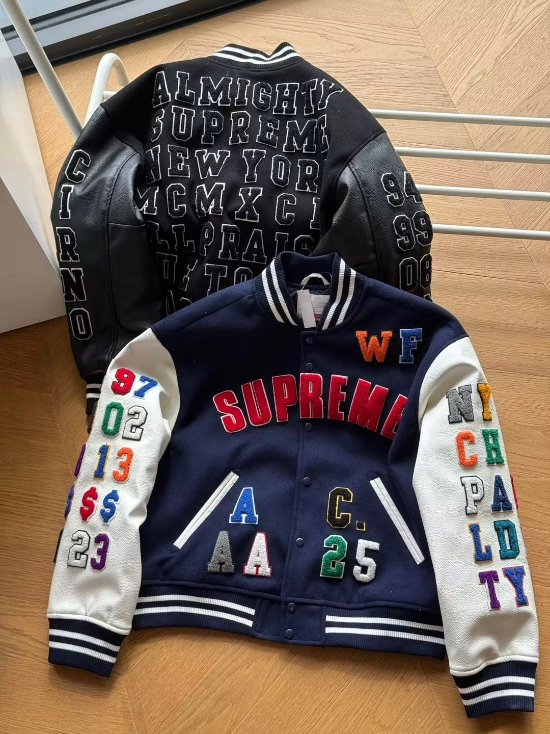 SUPREME PRAISES VARSITY JACKET
