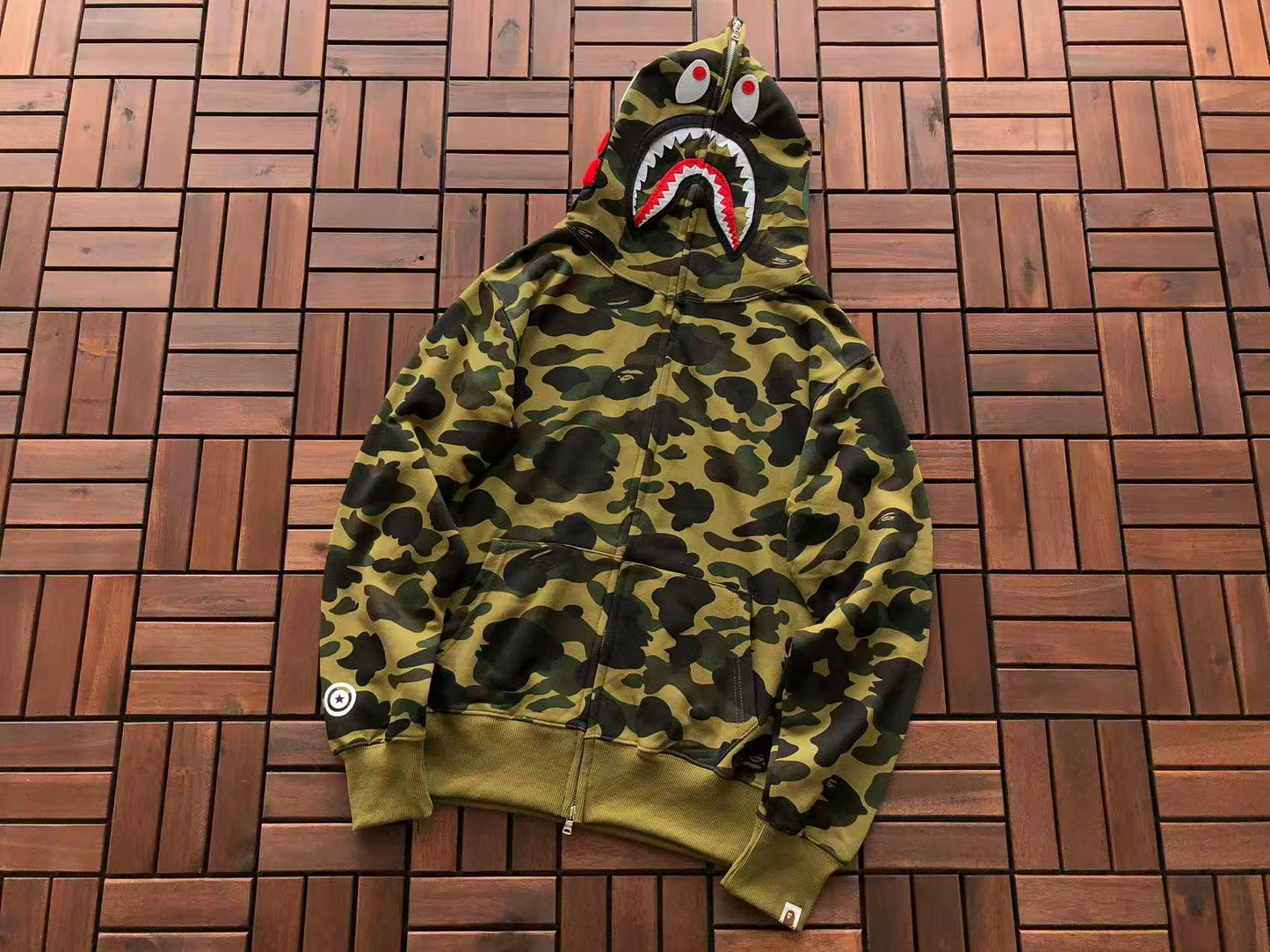 BAPE SHARK CAMOUFLAGE HOODIE