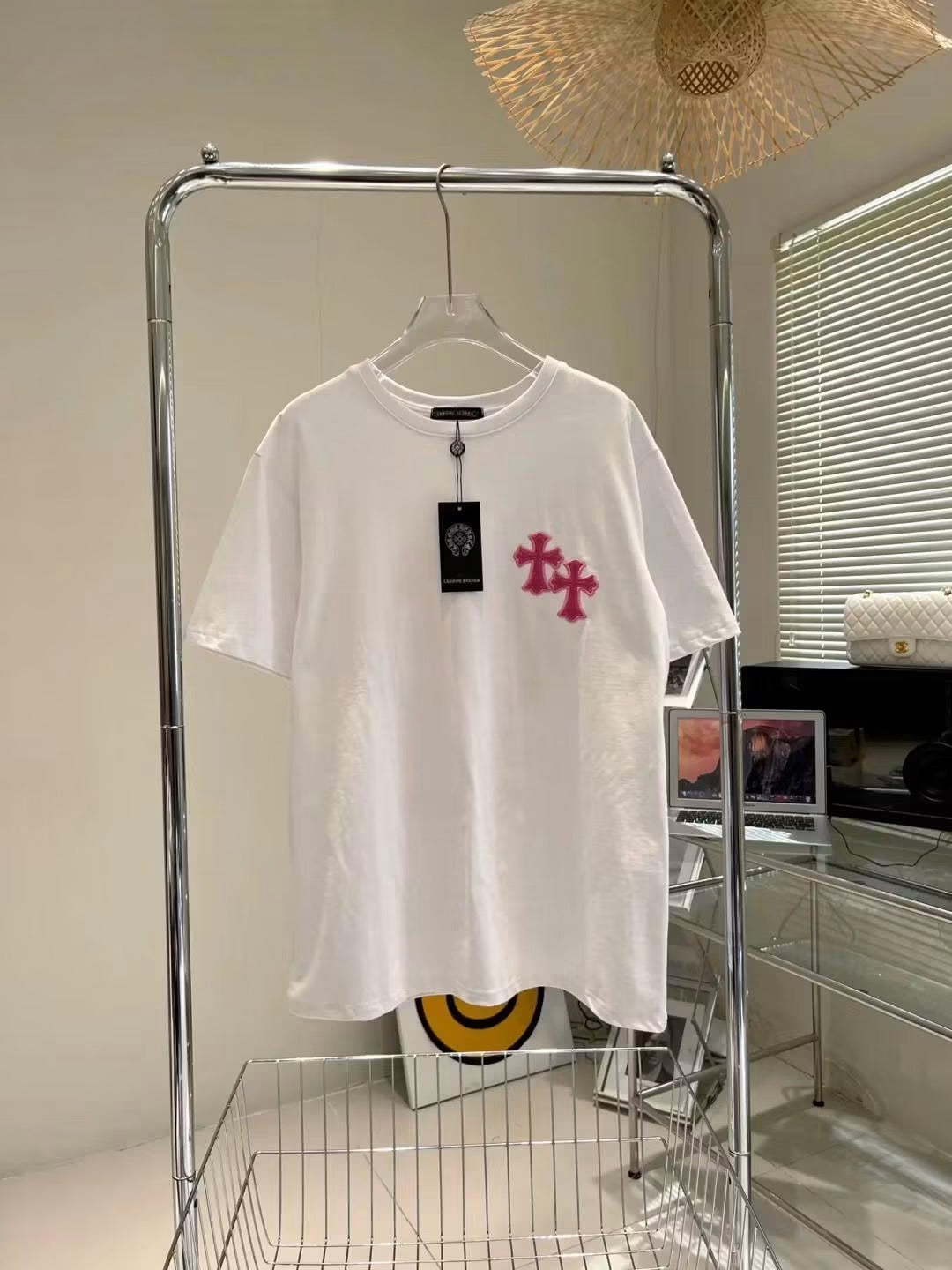CHROME HEARTS CROSS PATCH T-SHIRT