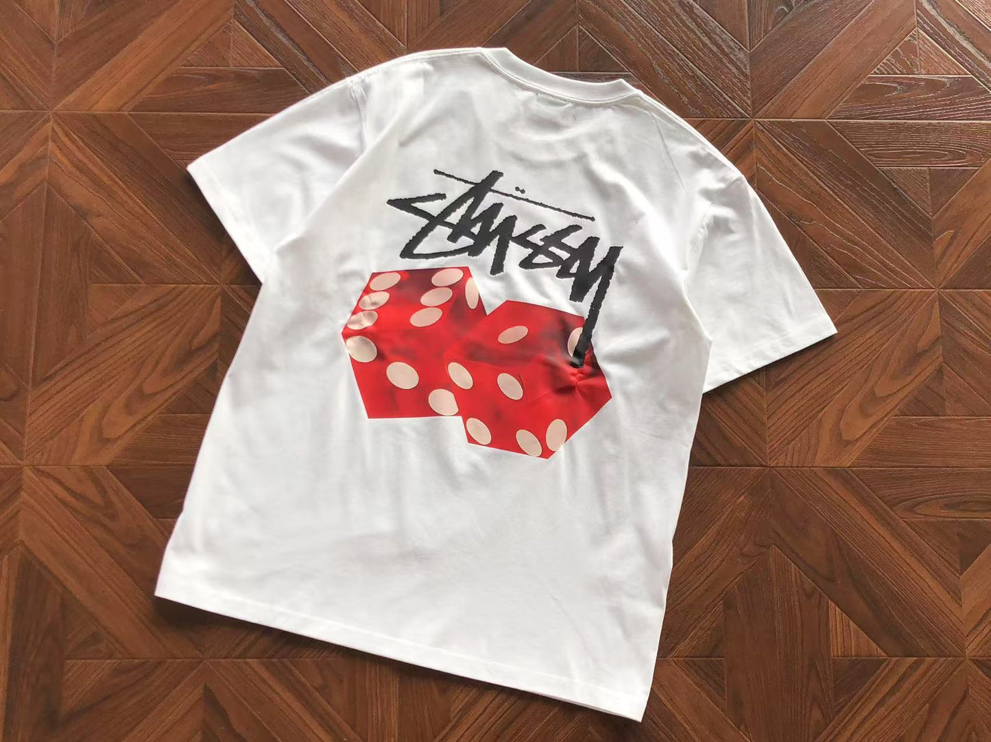 STUSSY FUZZY DICE T-SHIRT