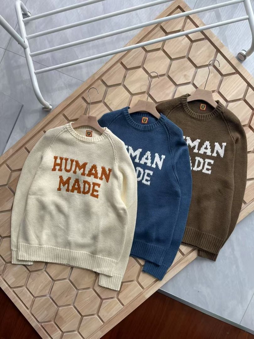 HUMAN MADE RAGLAN KNIT SWEATER