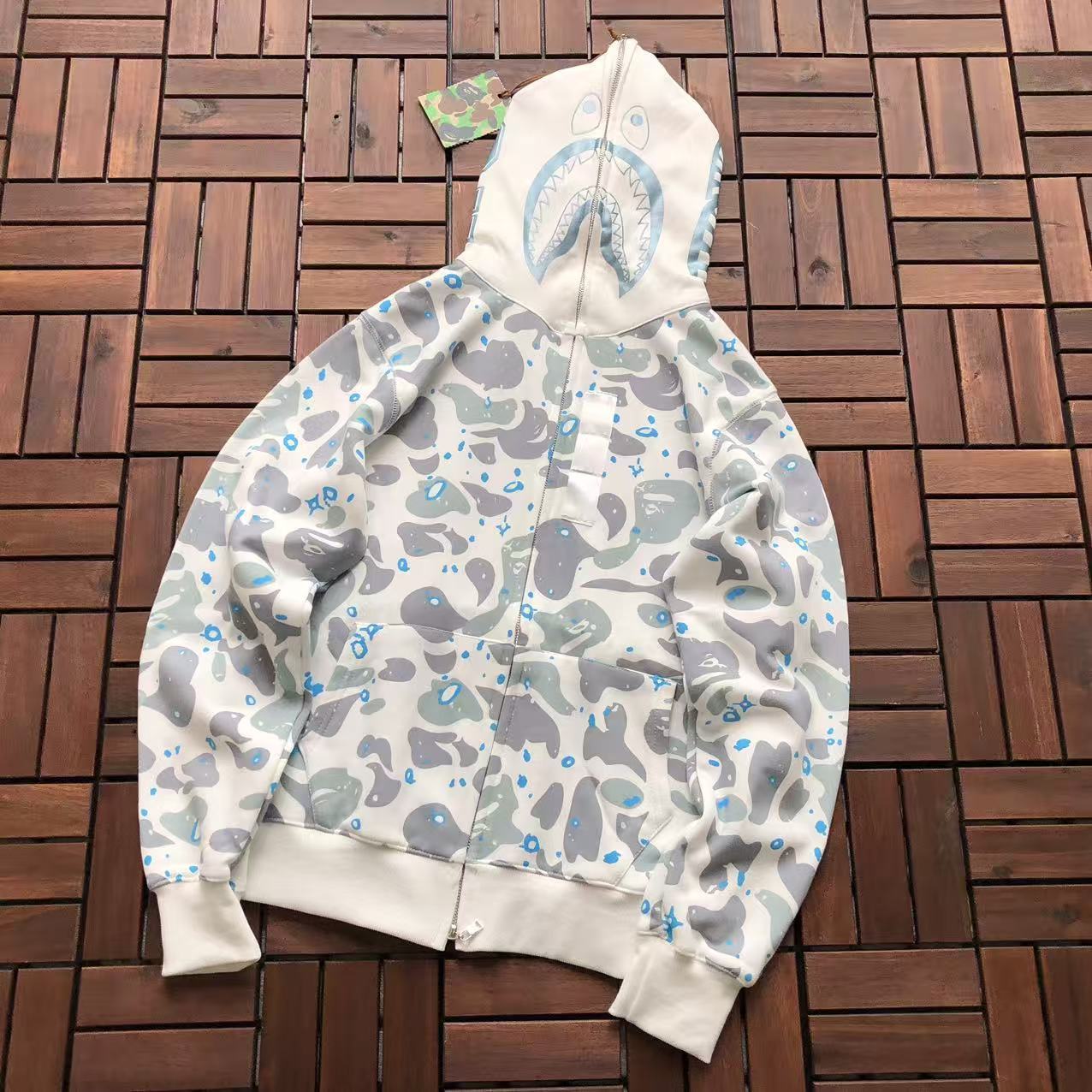 BAPE SHARK CAMOUFLAGE HOODIE