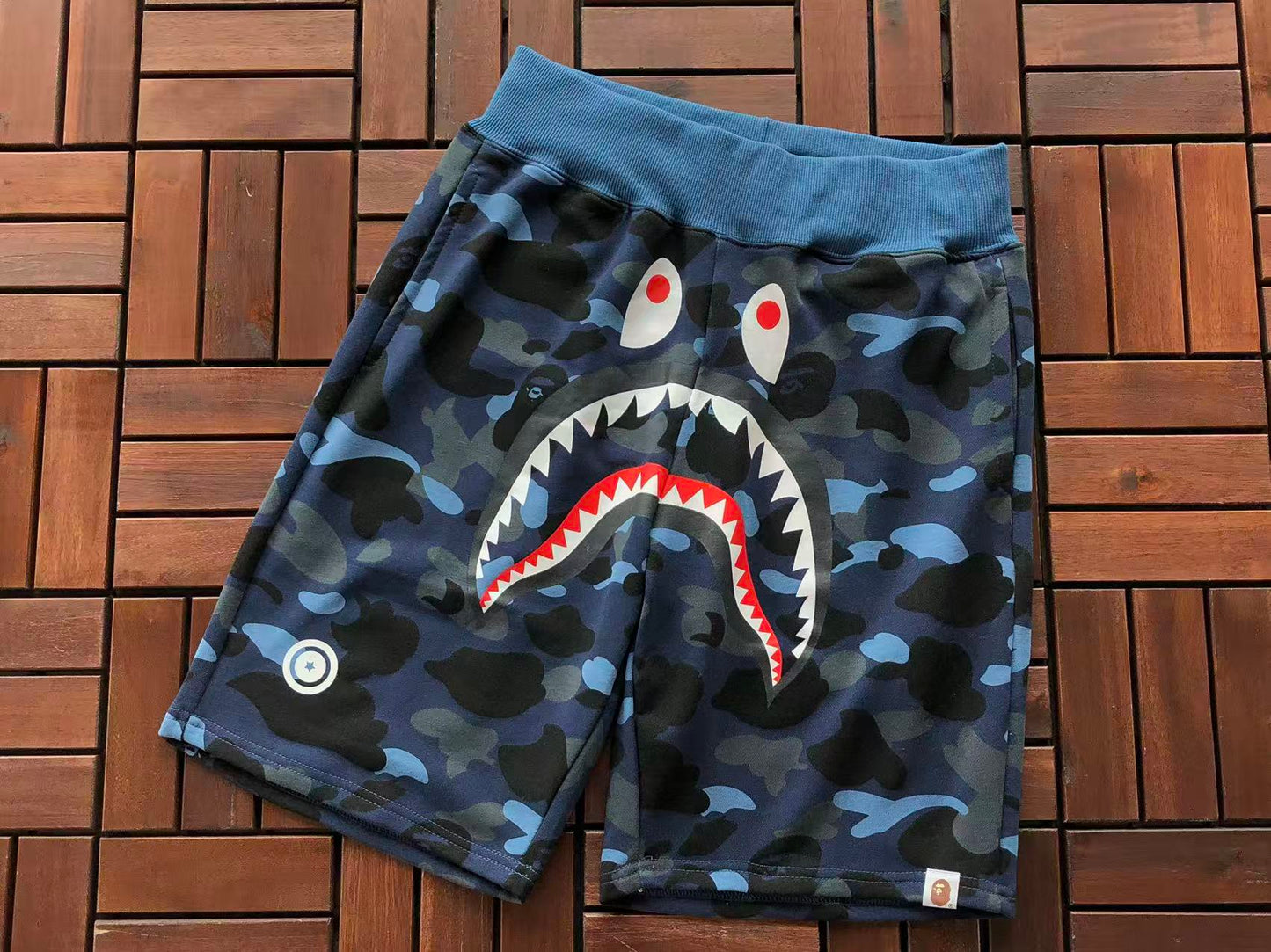 BAPE SHARK CAMOUFLAGE SHORTS
