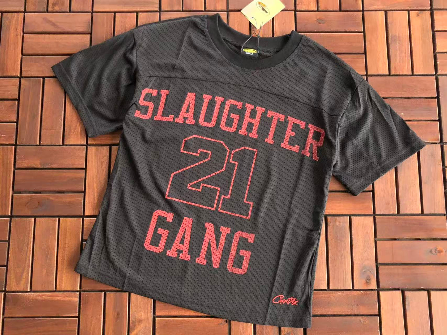 CORTEIZ X SLAUGHTER GANG 21 SAVAGE MESH JERSEY