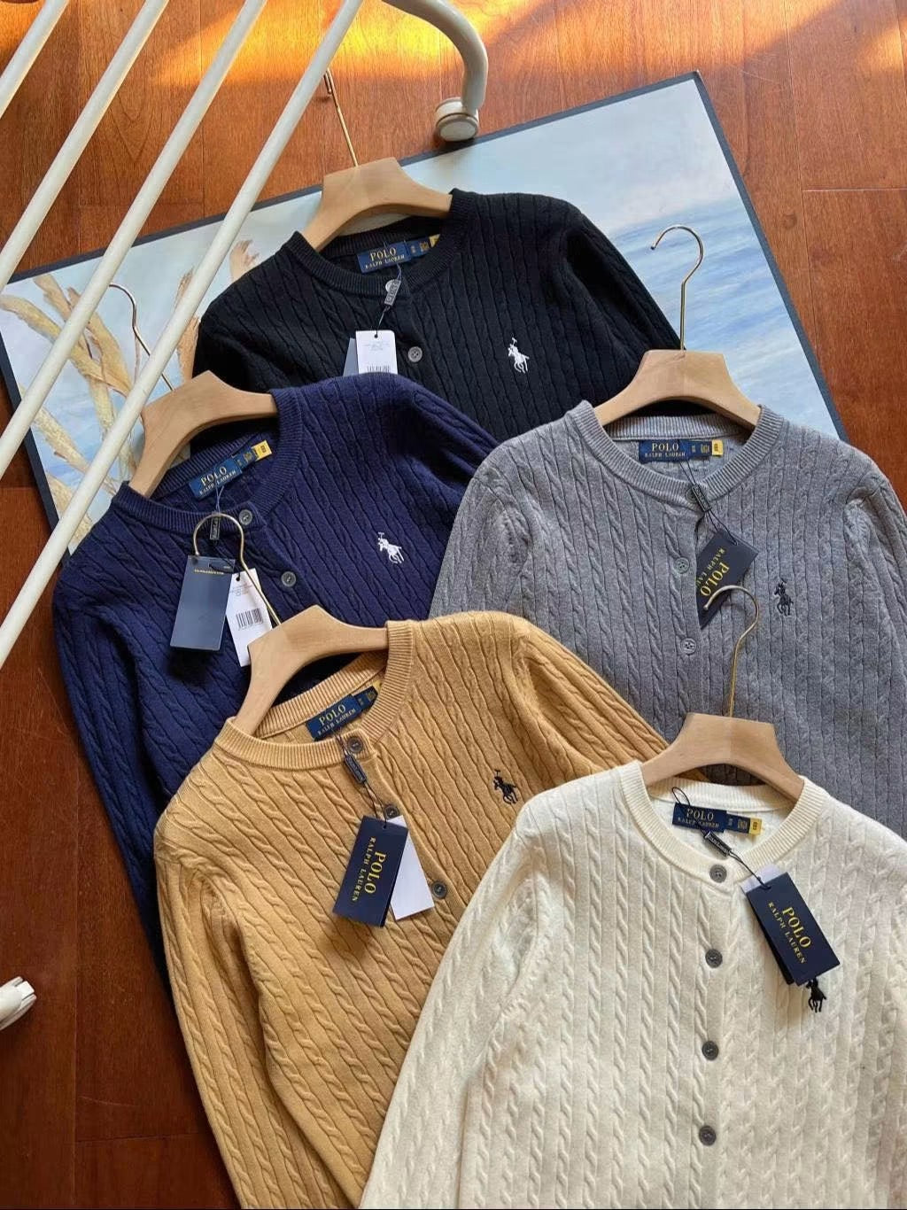 RALPH LAUREN KNITTED CARDIGAN