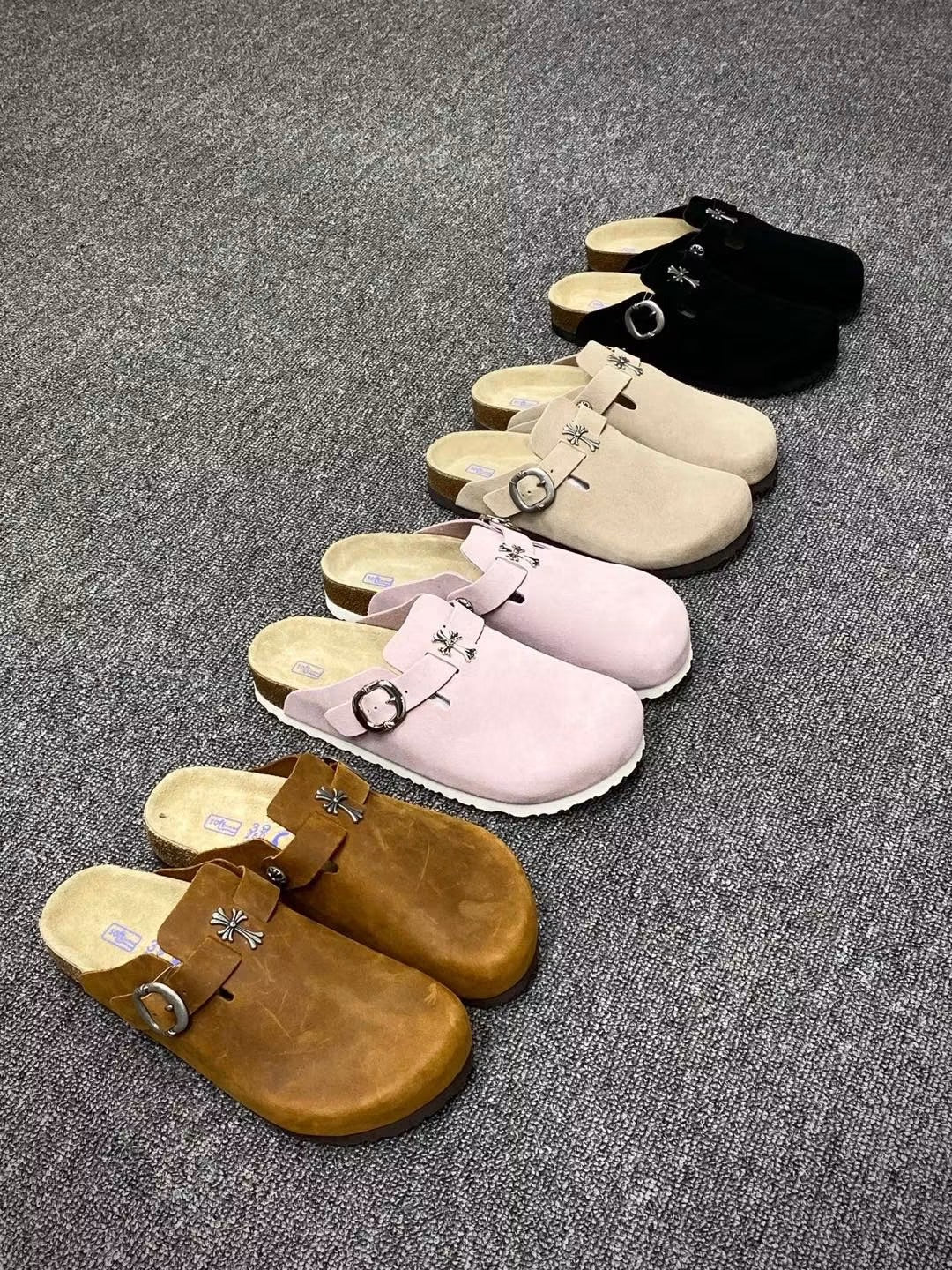 CHROME HEARTS X BIRKENSTOCK CLOGS
