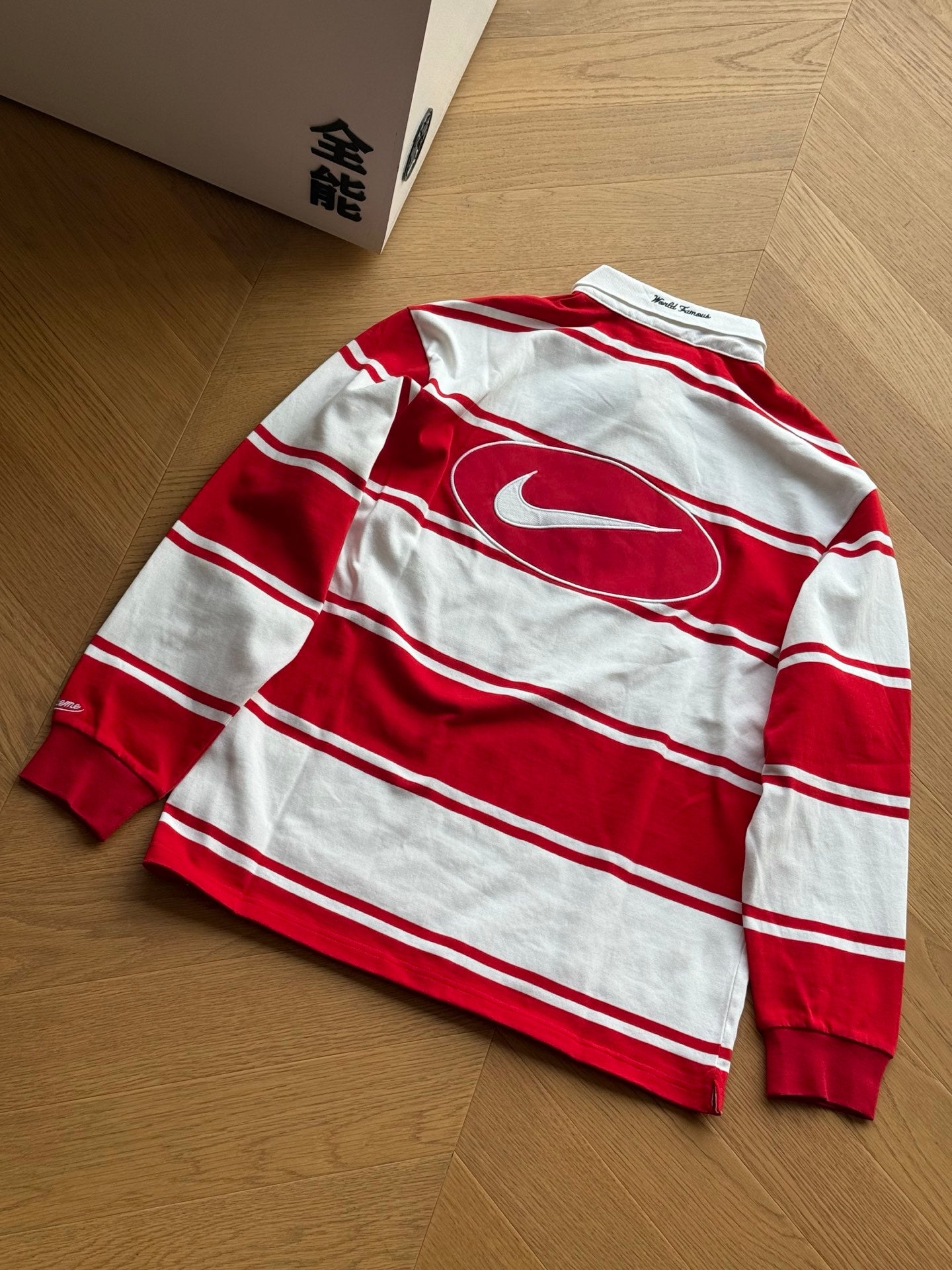 NIKE X SUPREME RUGBY POLO LONGSLEEVE