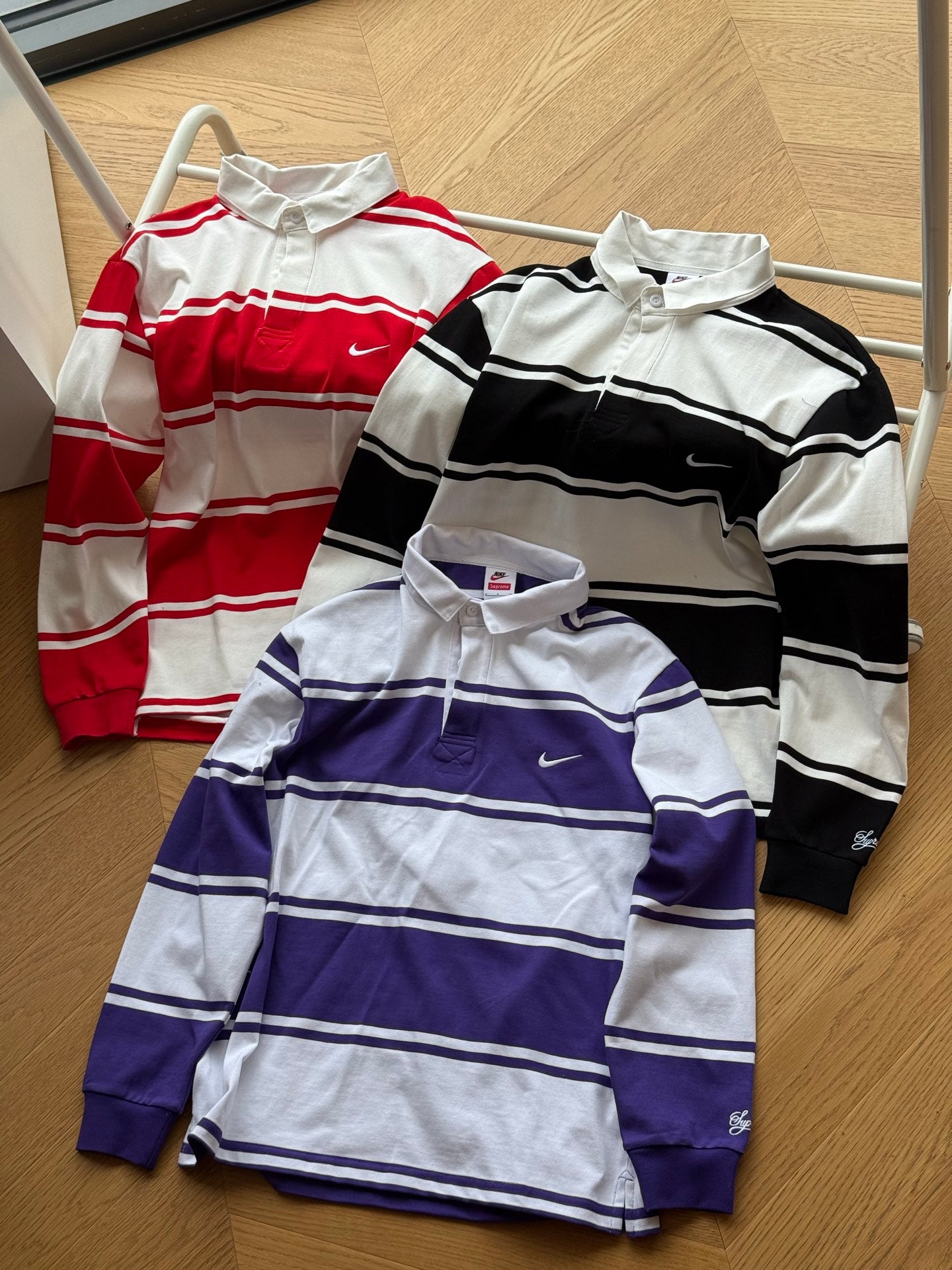 NIKE X SUPREME RUGBY POLO LONGSLEEVE