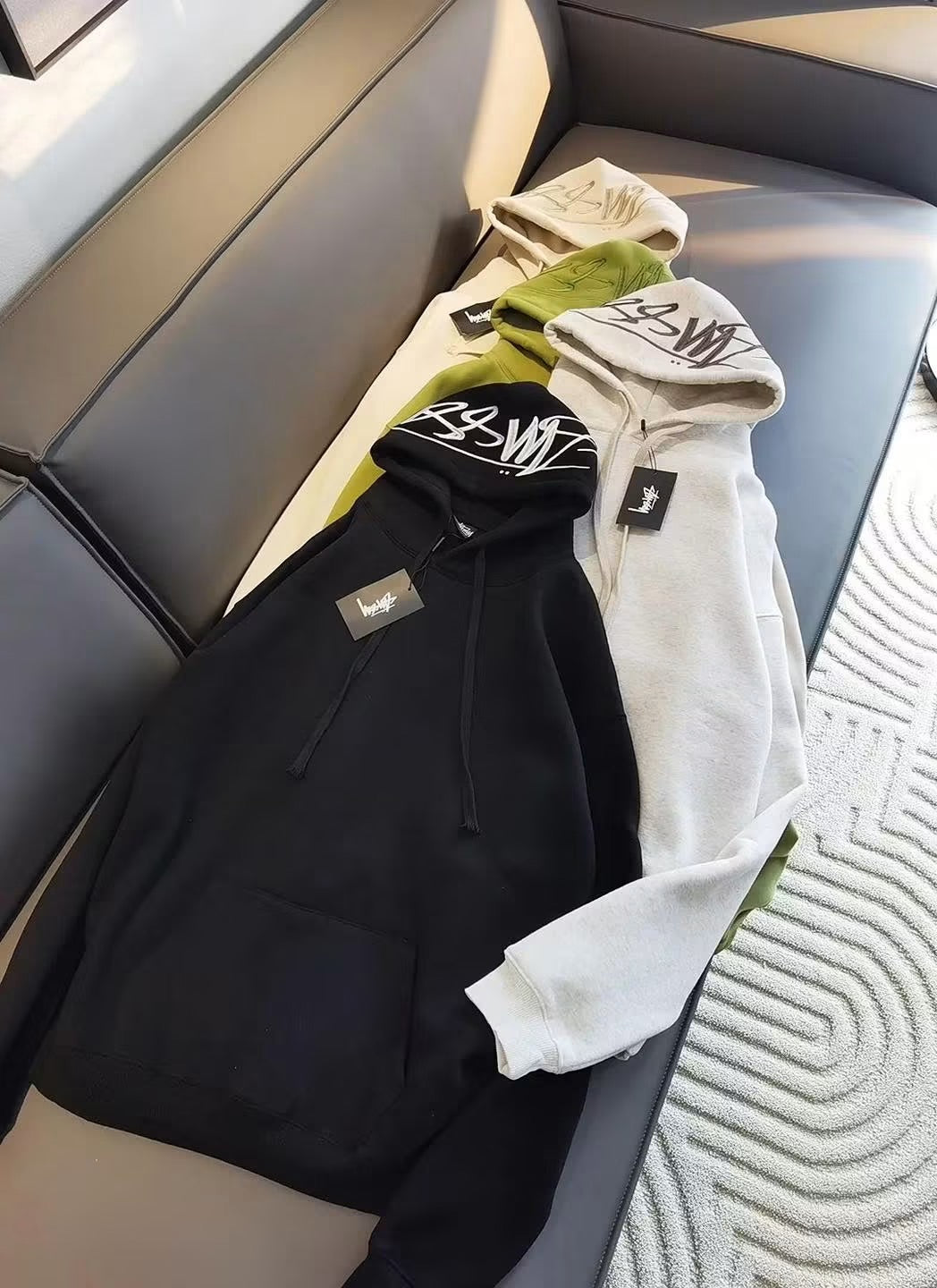 STUSSY EMBROIDERED HOODIE