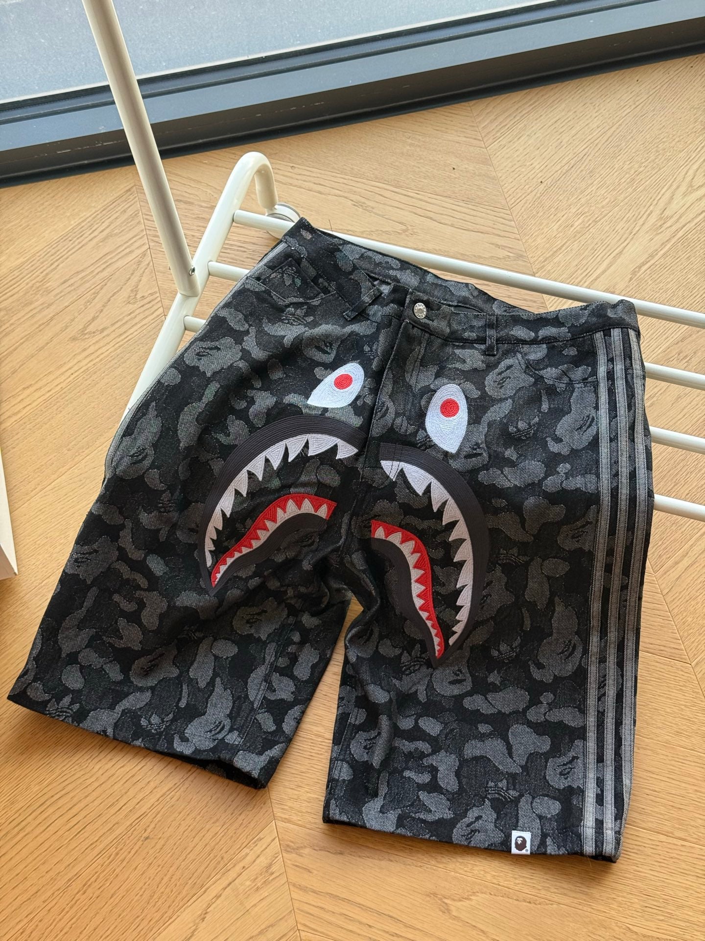 ADIDAS X BAPE CAMO JORTS
