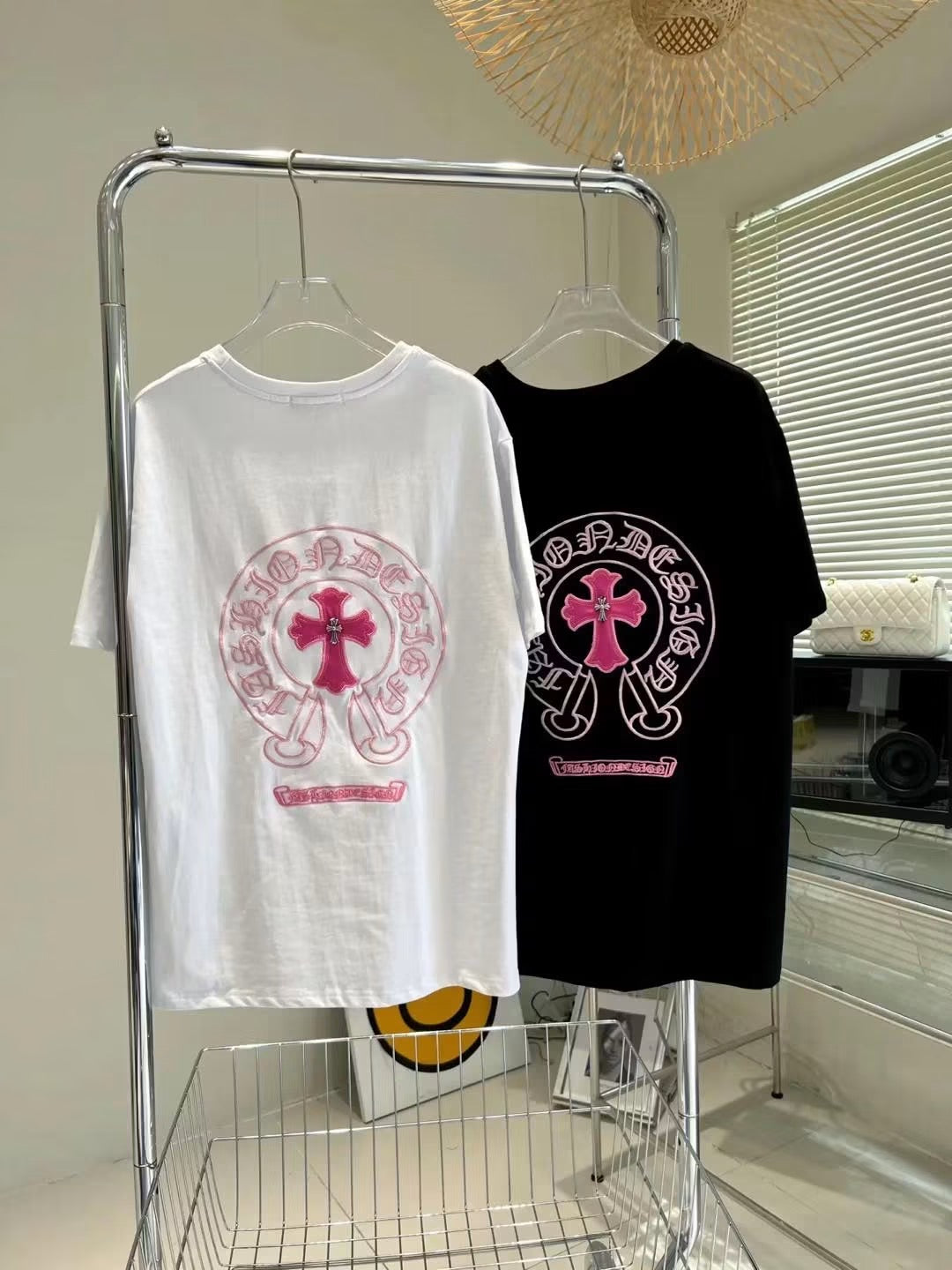 CHROME HEARTS CROSS PATCH T-SHIRT