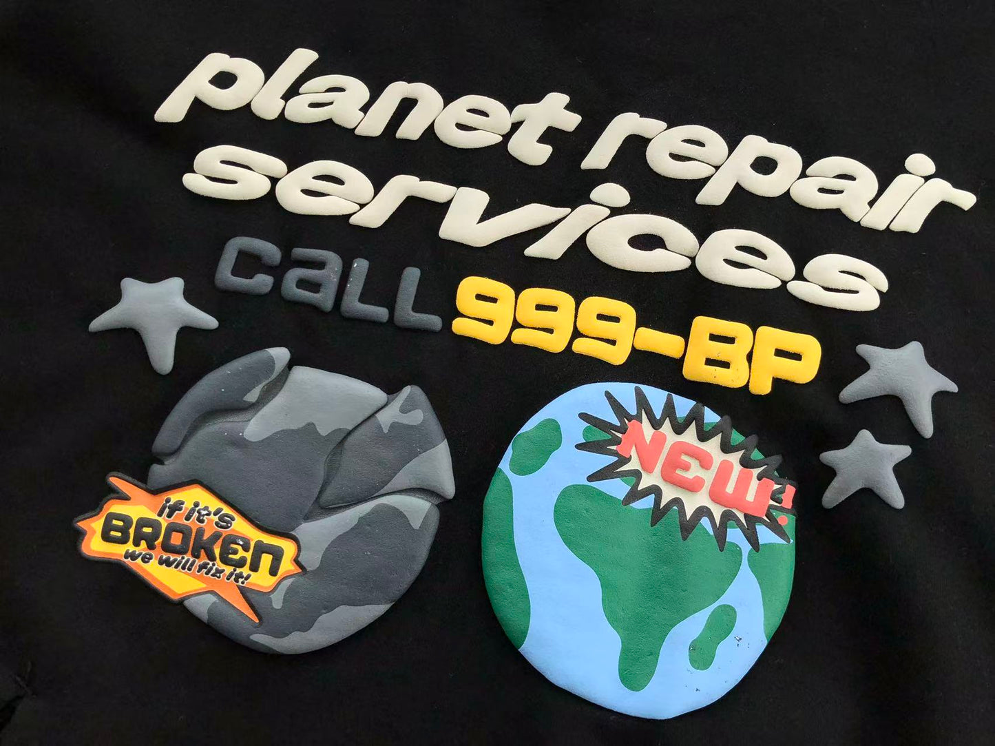 BROKEN PLANETS “PLANET REPAR SERVICES” HOODIE