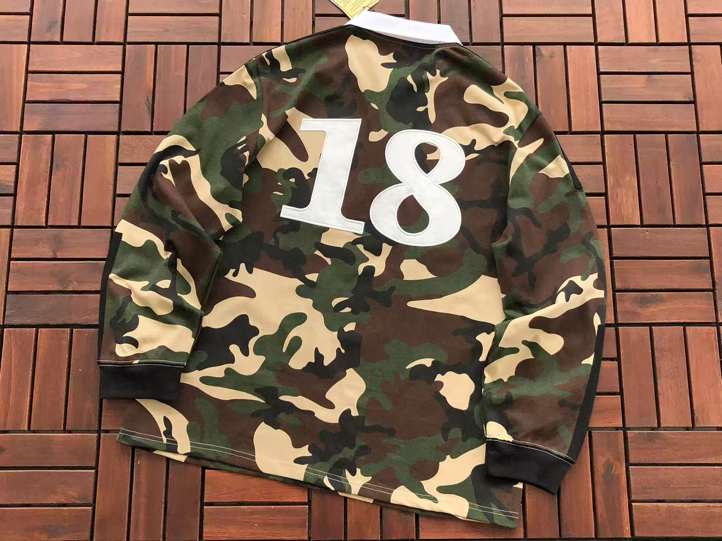 CORTEIZ CREST CAMO RUGBY POLO