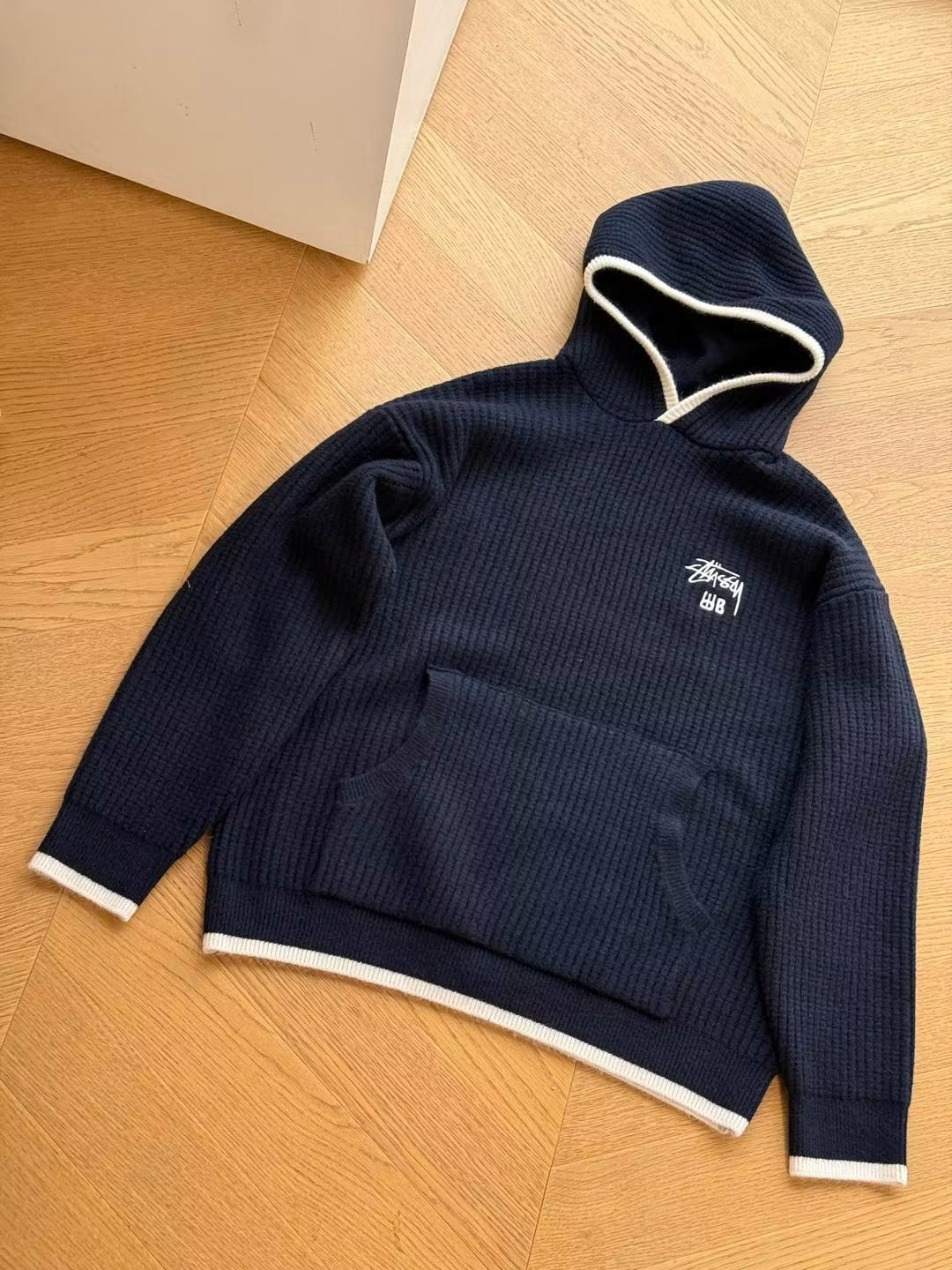 STUSSY X WALES BONNER CASHMERE HOODIE