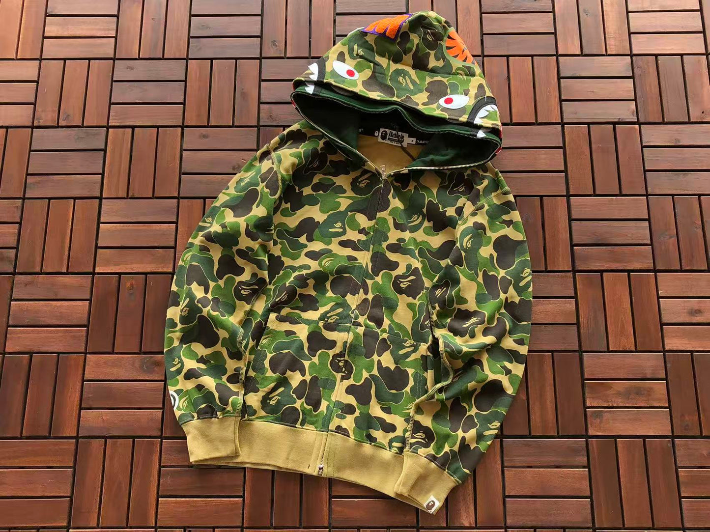 BAPE SHARK CAMOUFLAGE HOODIE