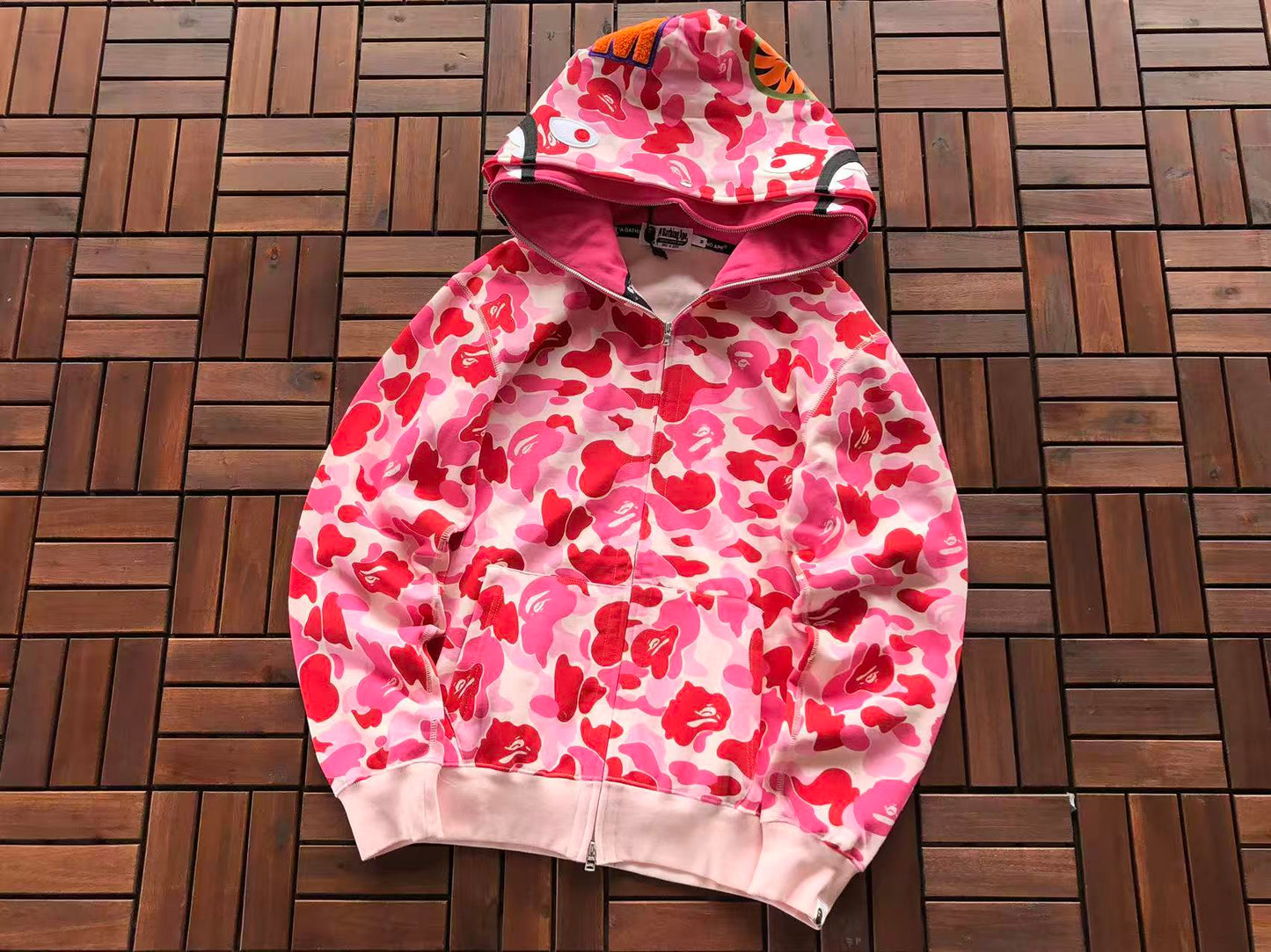 BAPE SHARK CAMOUFLAGE HOODIE